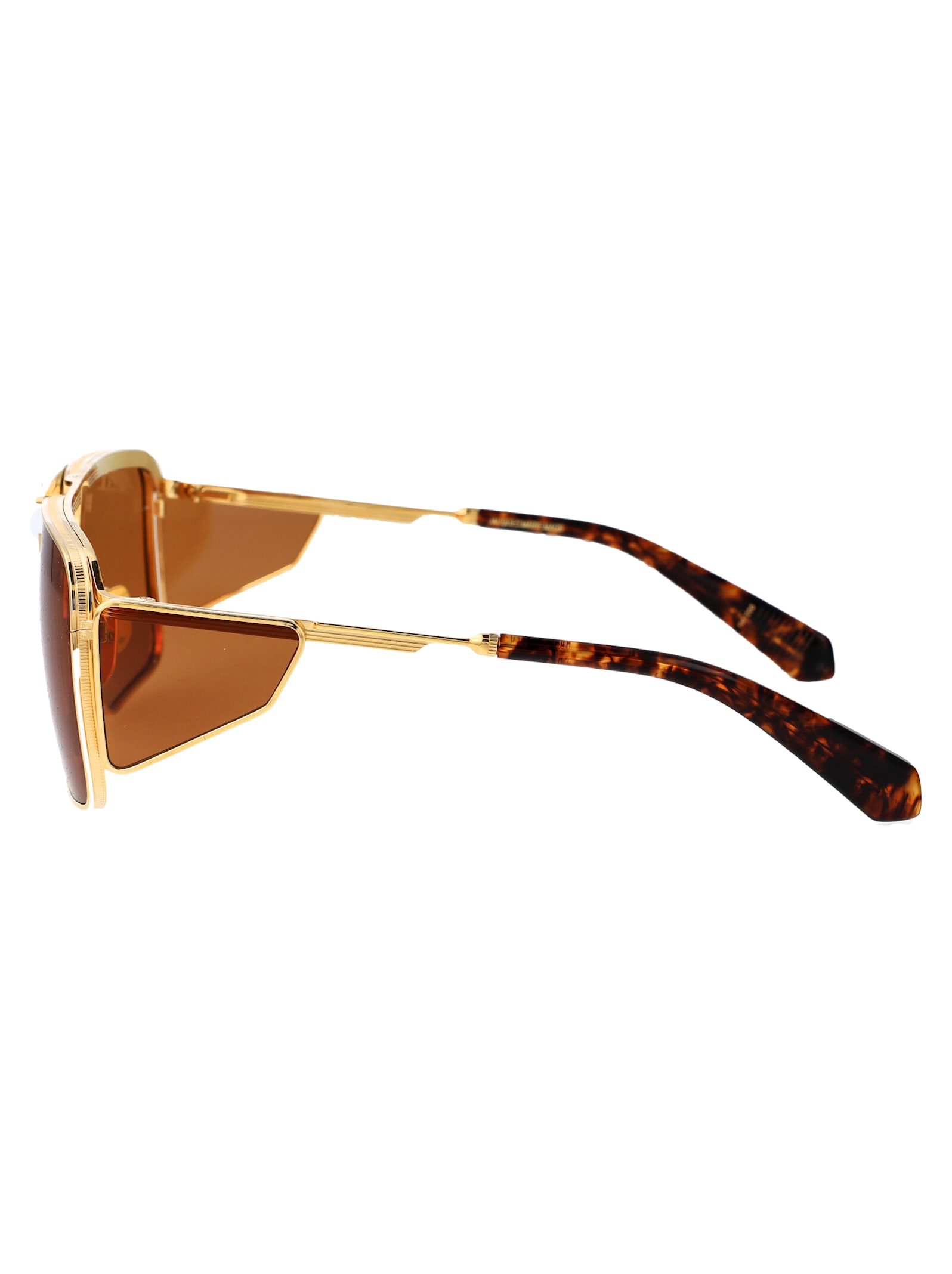 Shop Jacques Marie Mage Assen Sunglasses In Gold