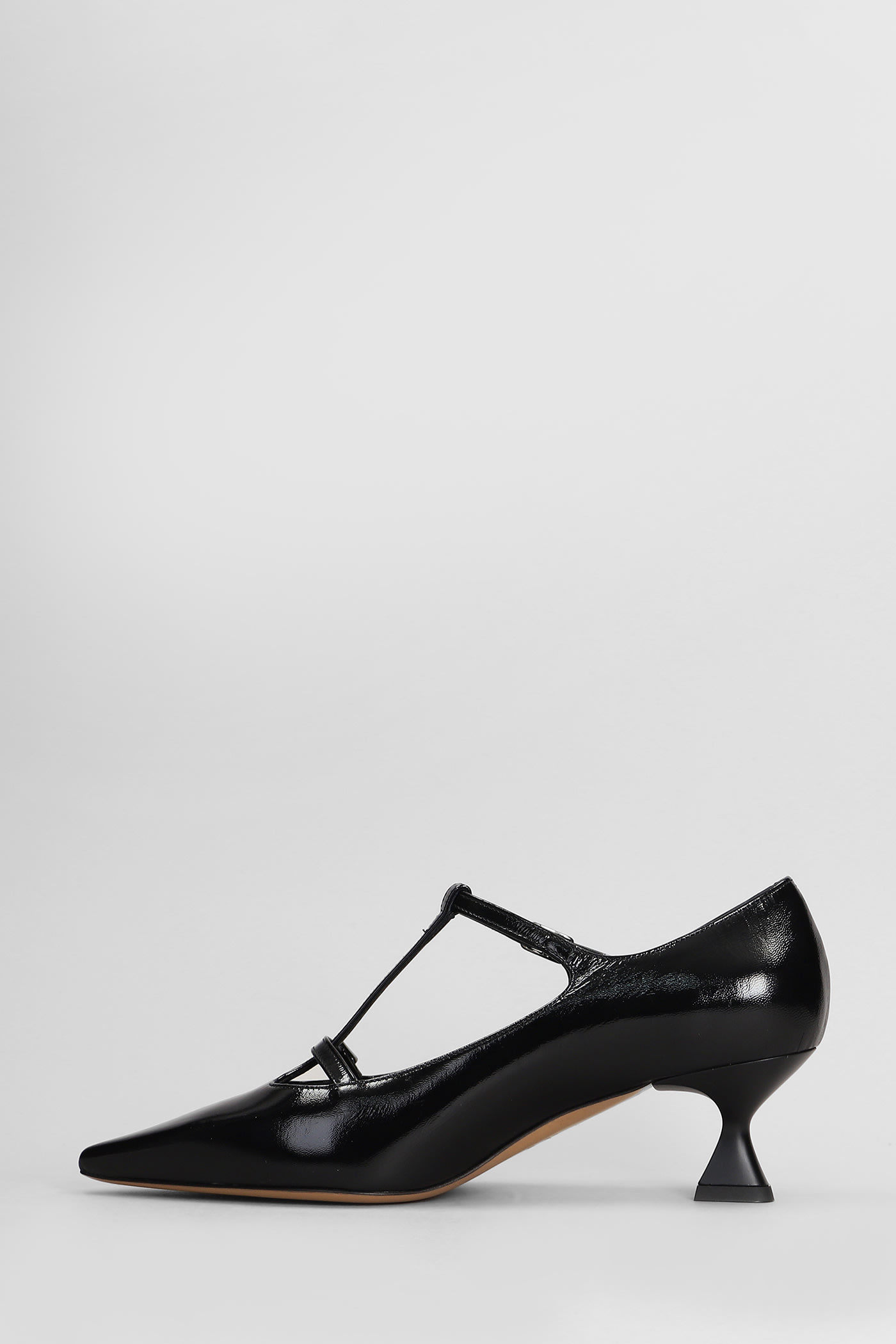 Shop The Seller Pumps In Black Patent Leather