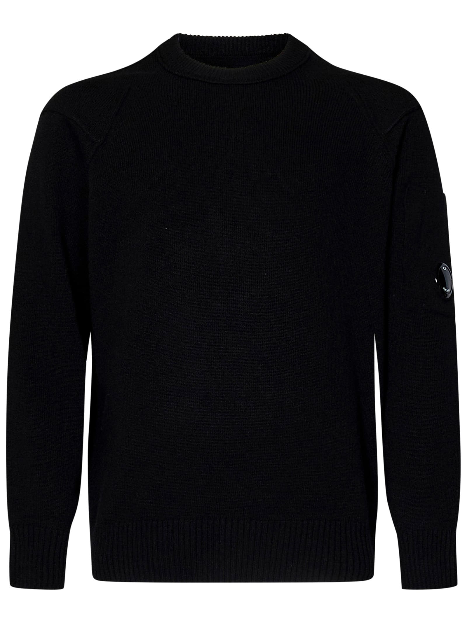 Shop C.p. Company Sweater In Black