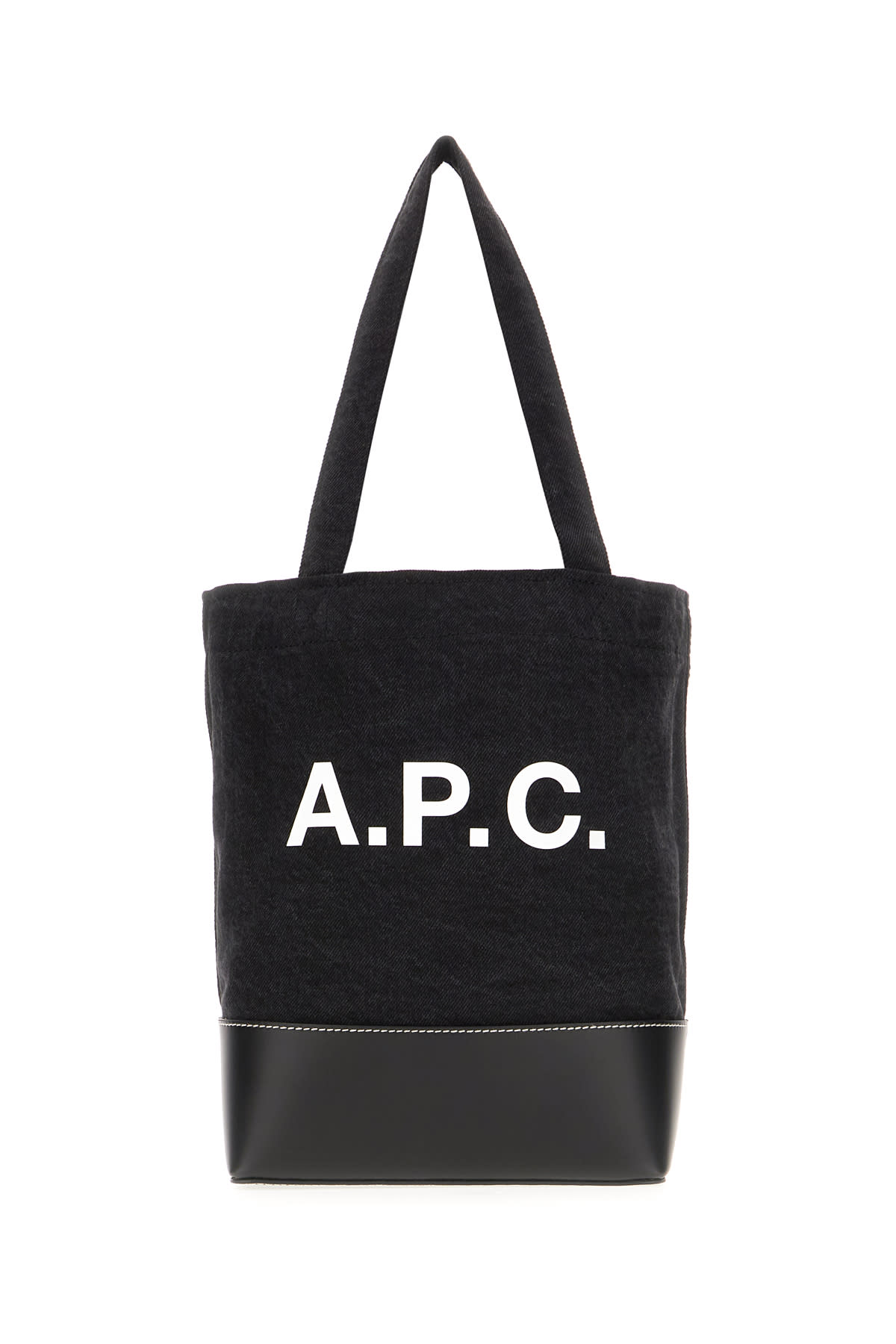 Apc Black Denim Axel Shoulder Bag