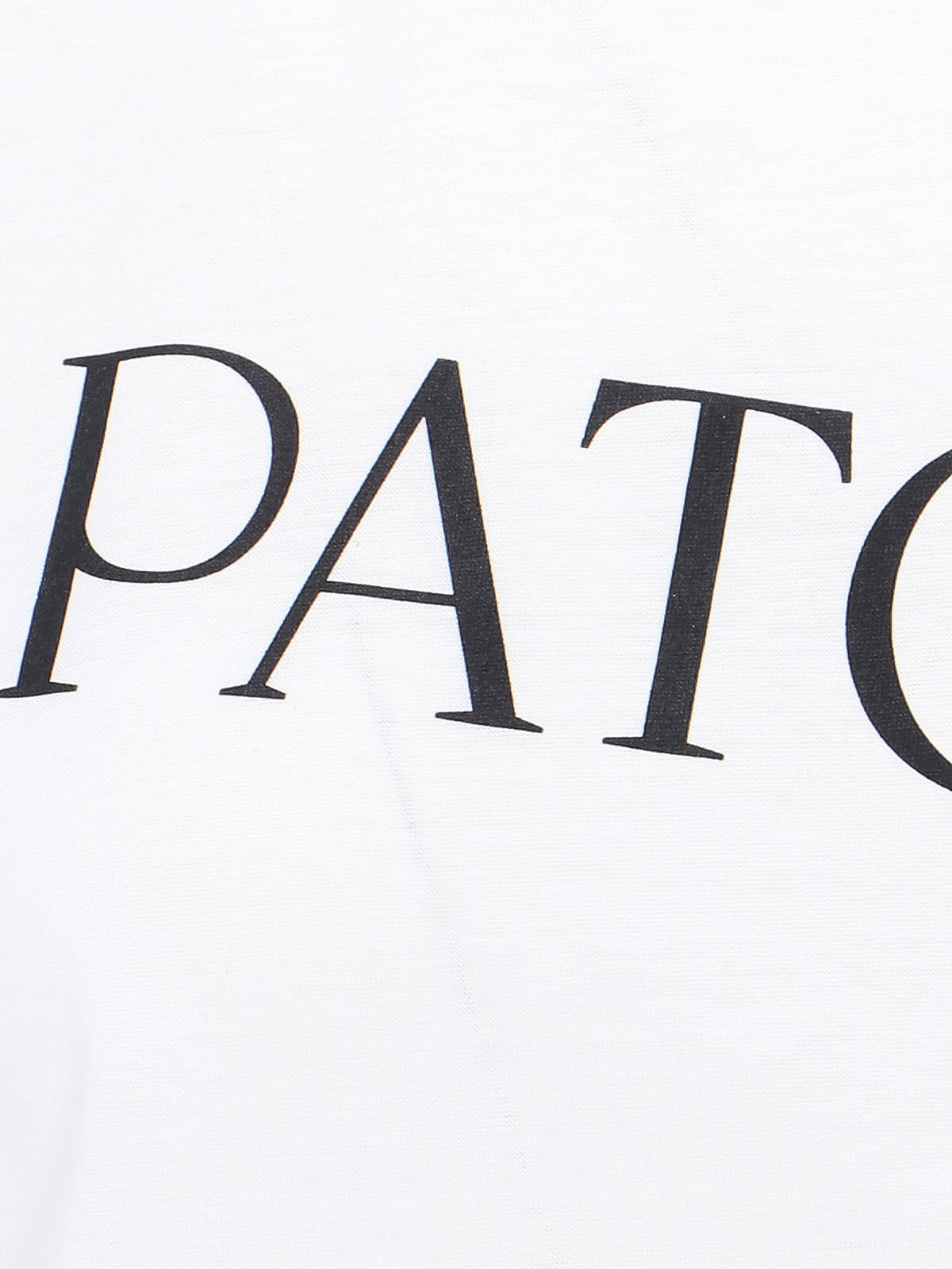 Patou Logo-print Organic-cotton T-shirt In White