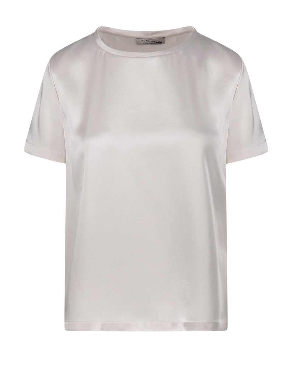 Shop 's Max Mara Crewneck Short-sleeved T-shirt In Ivory