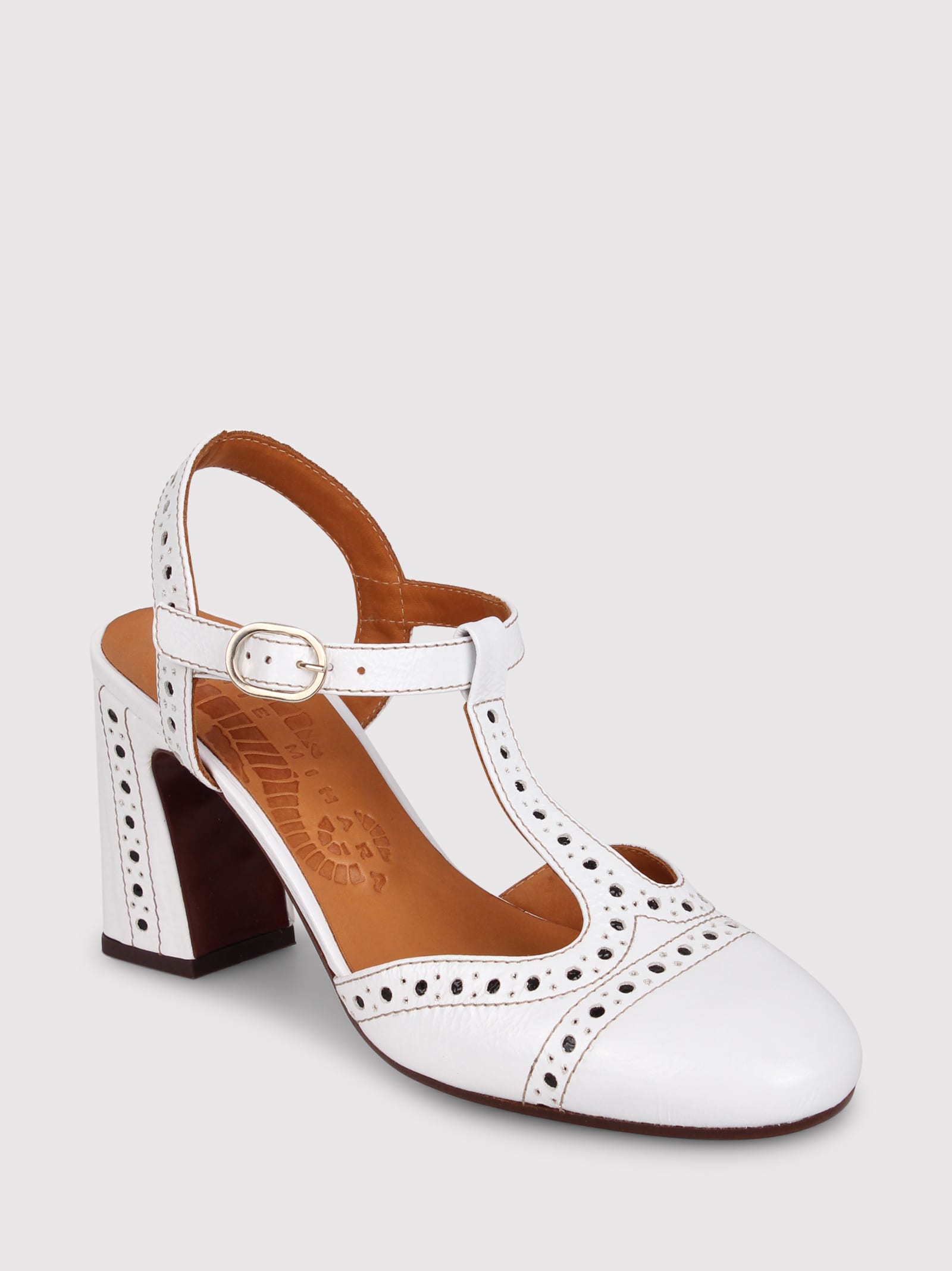 Shop Chie Mihara Mira 85mm Leather Pumps