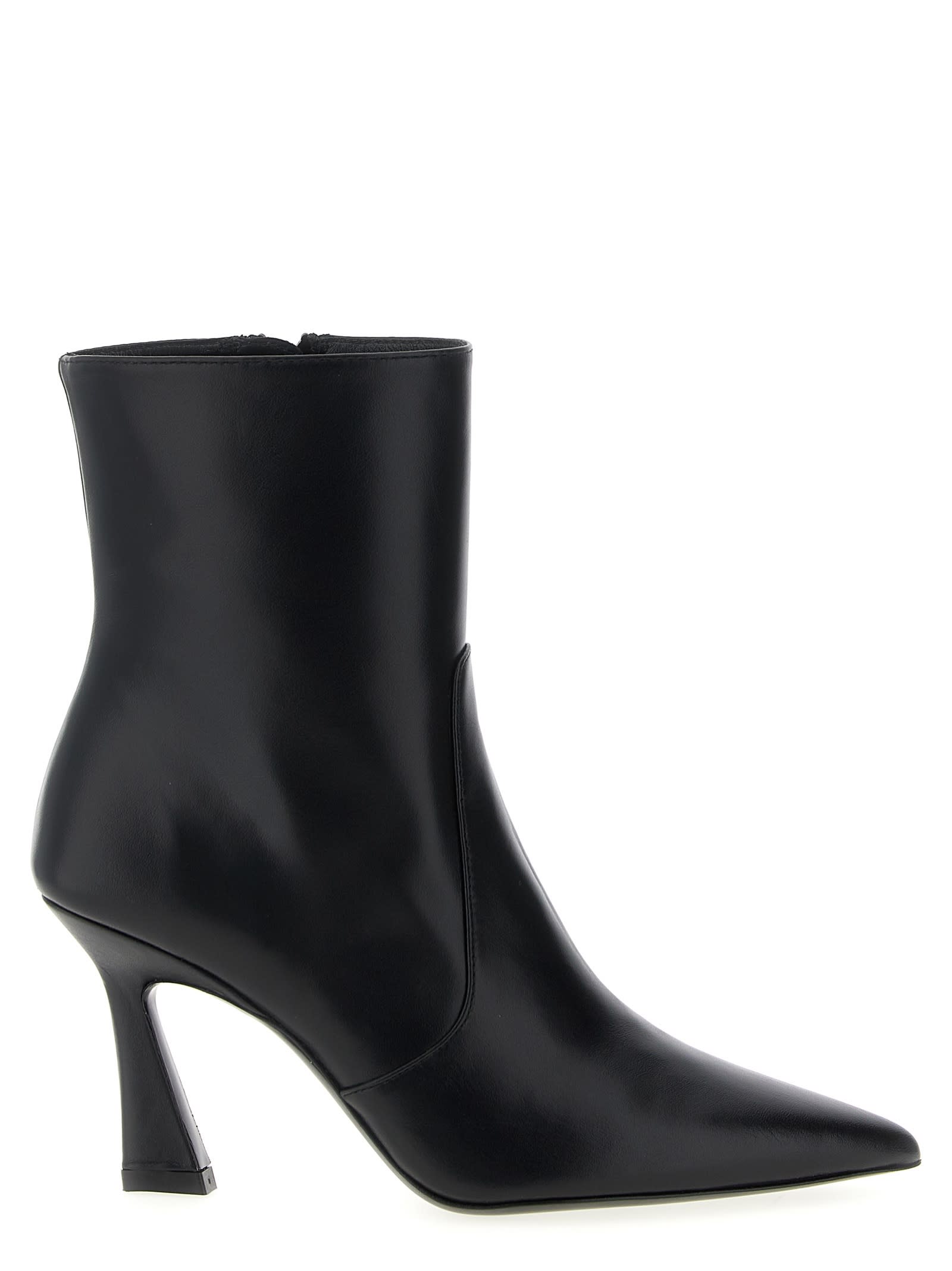 Stuart Weitzman Vinnie Ankle Boots In Black