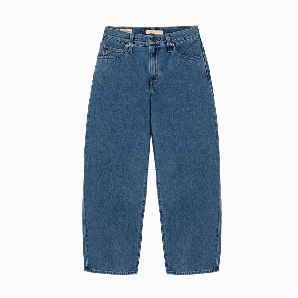 Medium Wash Dad Baggy Jeans