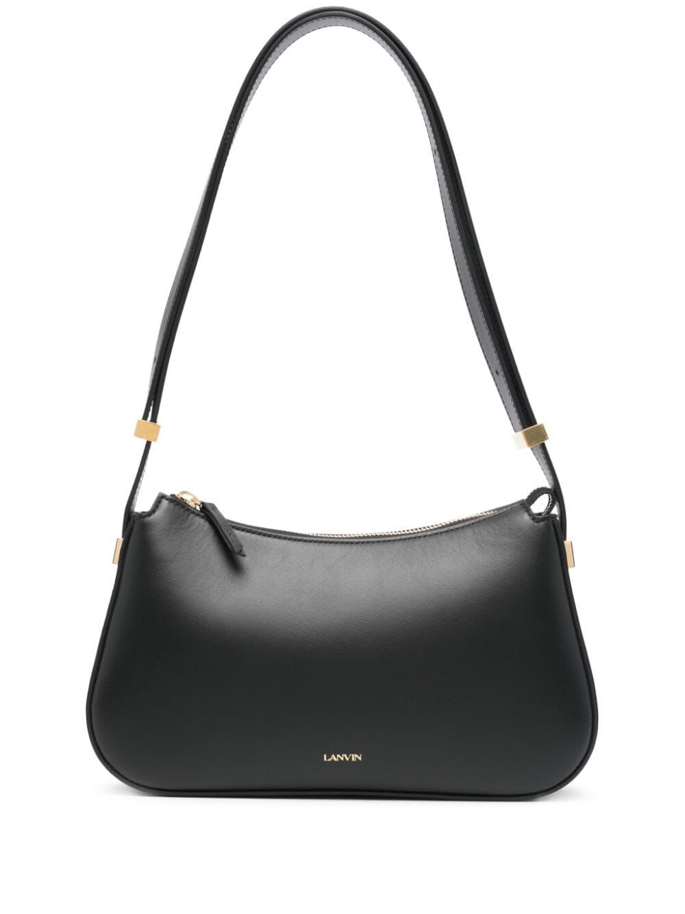 Shop Lanvin Concerto Shoulder Bag In Black