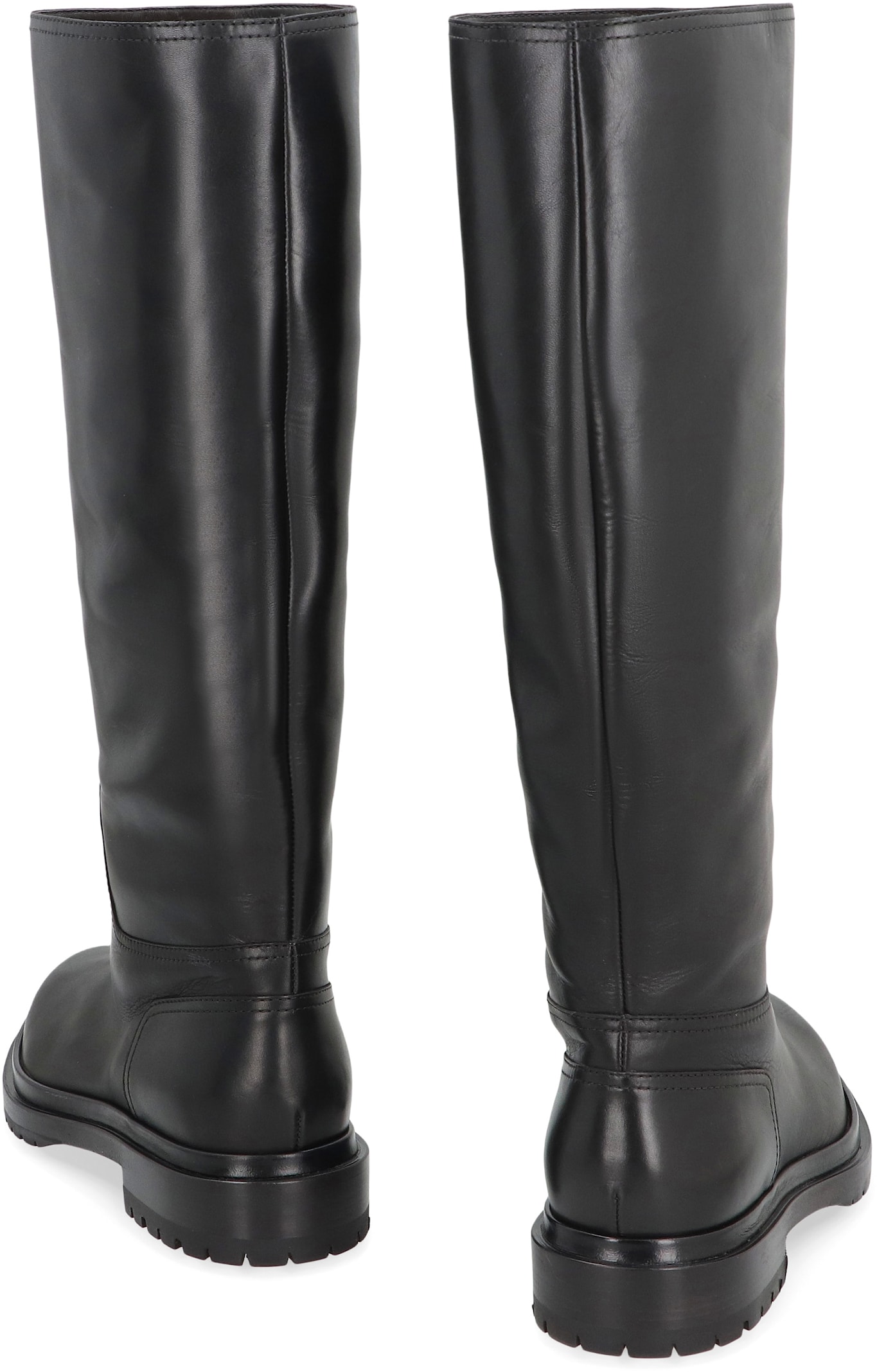 Shop Sergio Rossi New Vip Leather Boots