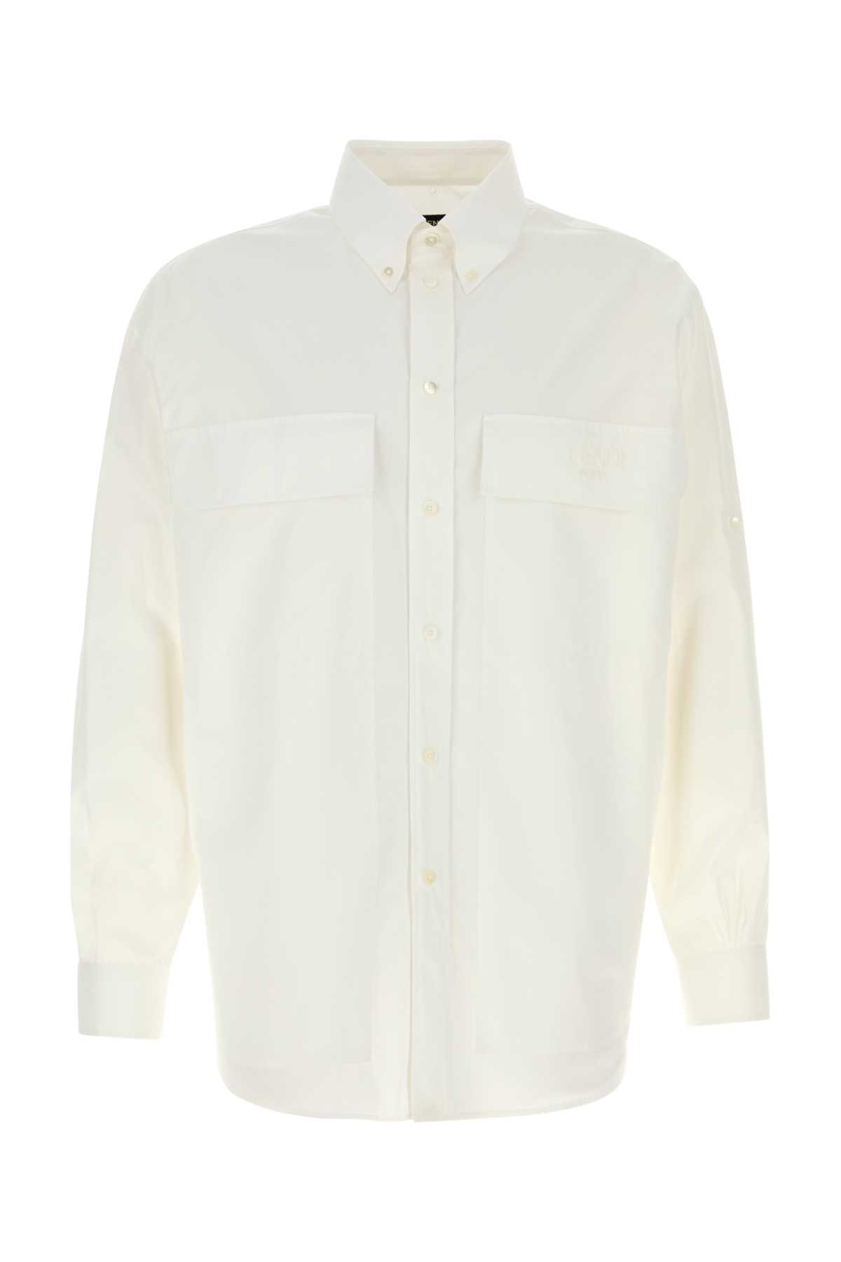 White Poplin Shirt