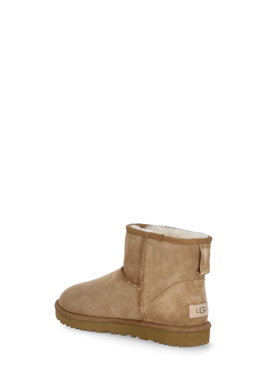 Shop Ugg Classic Mini Ii Ankle Boots In Beige