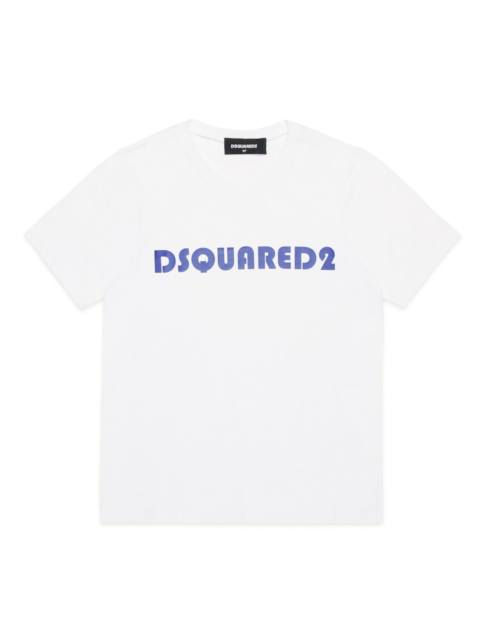 Shop Dsquared2 White T-shirt With  Lettering
