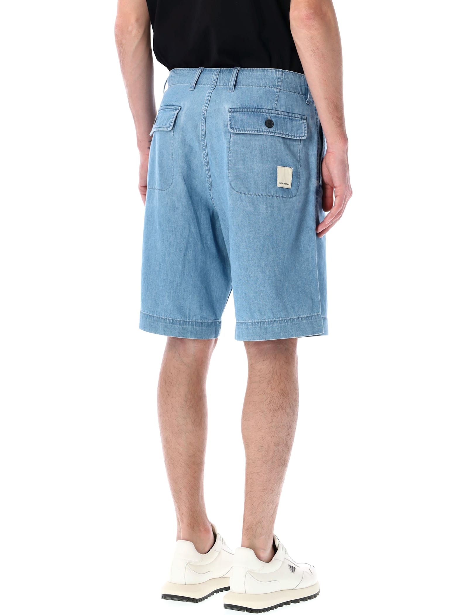 Emporio Armani Men's Denim Bermuda Shorts