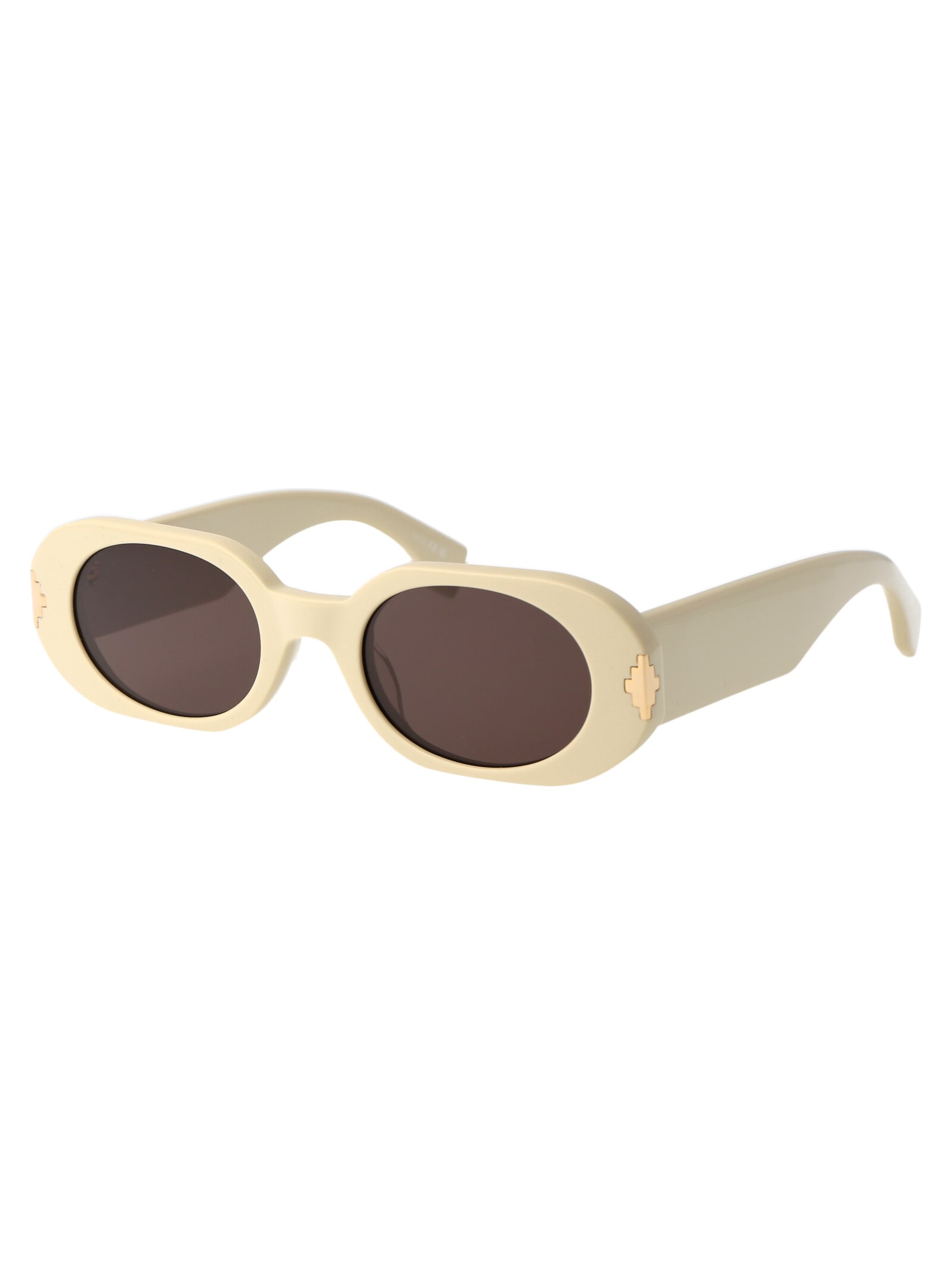 Shop Marcelo Burlon County Of Milan Nire Sunglasses In 6160 Beige
