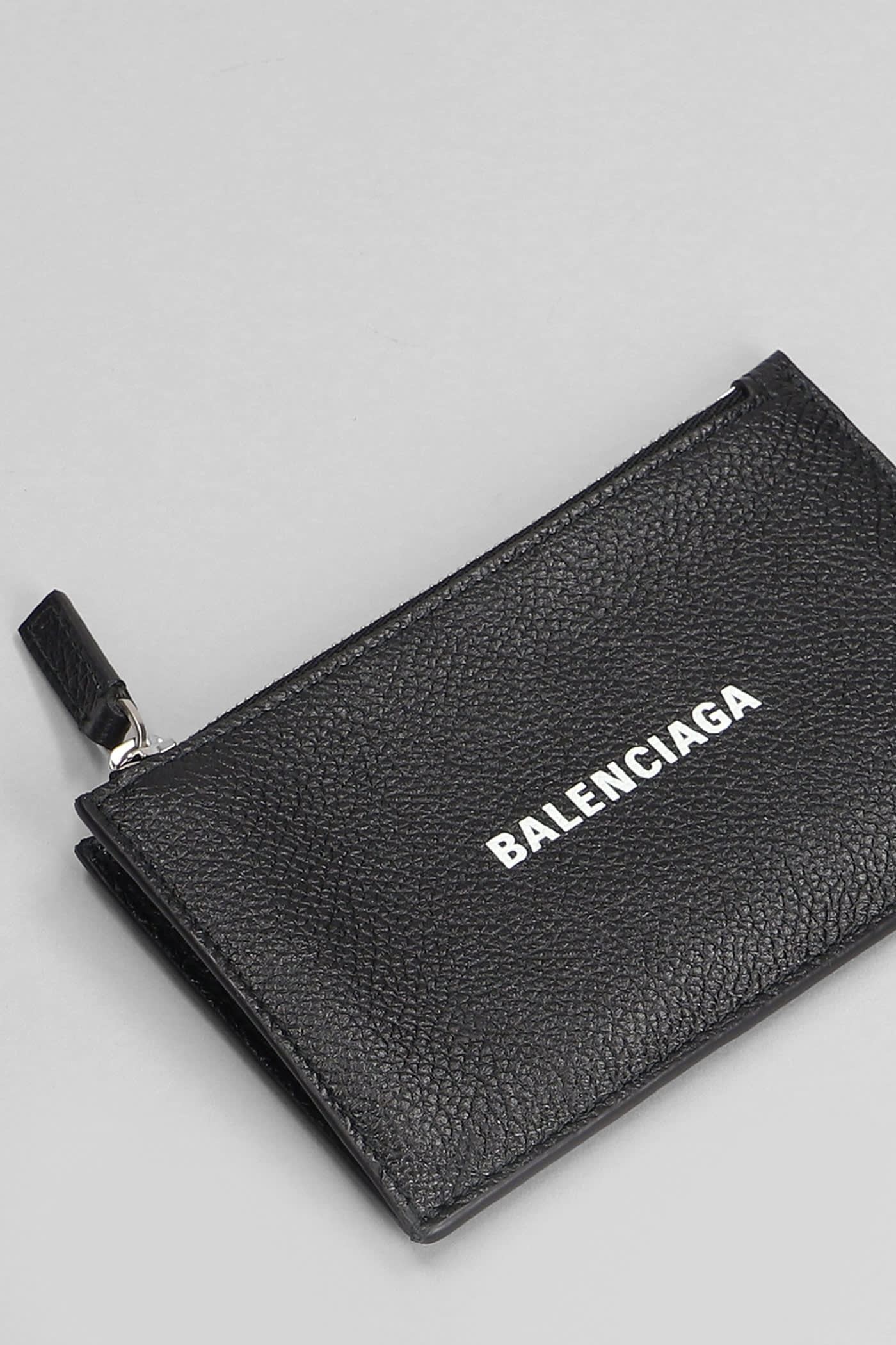 Shop Balenciaga Wallet In Black Leather