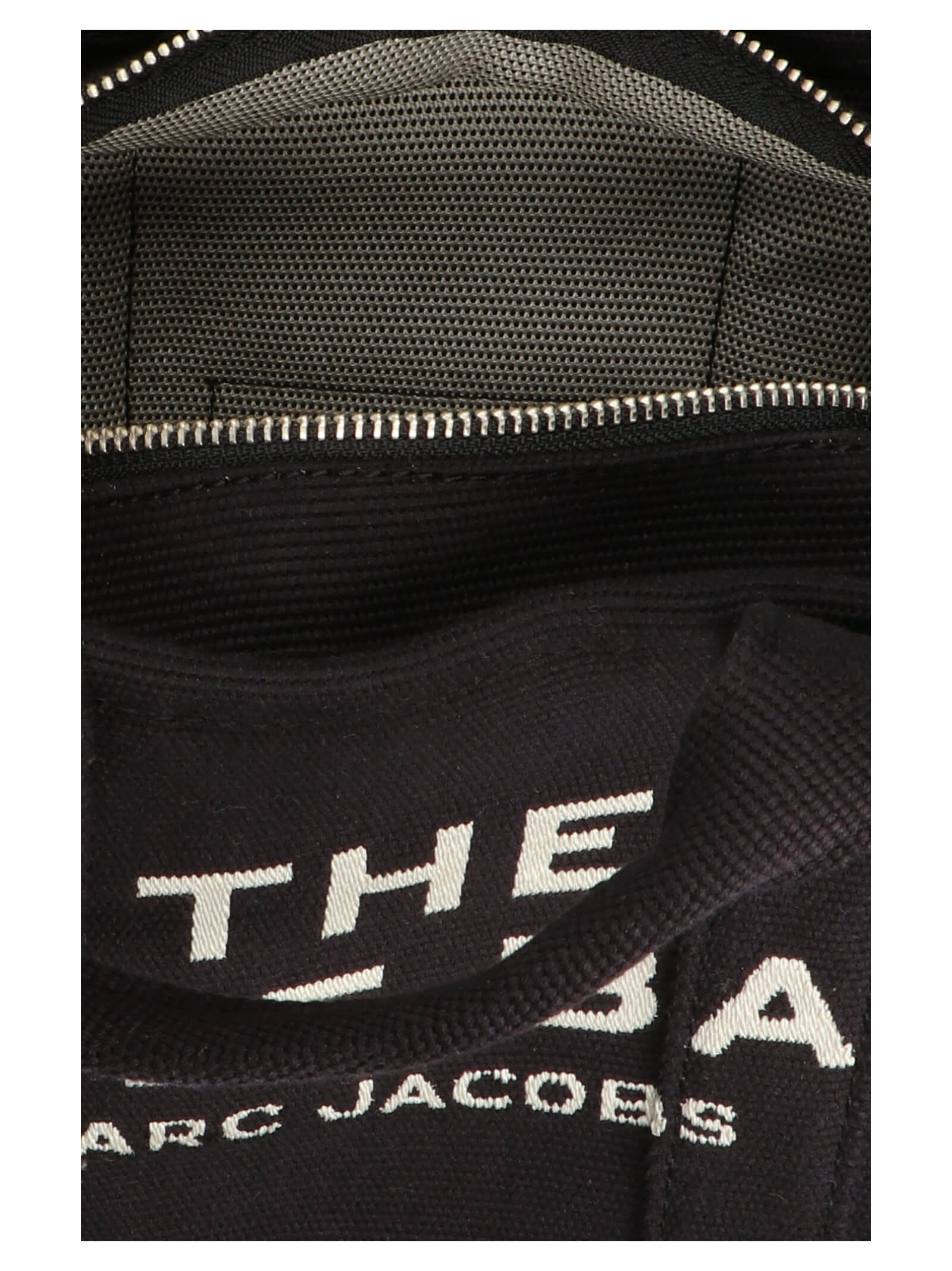 Shop Marc Jacobs Traveler Tote Mini Shopping Bag In White/black