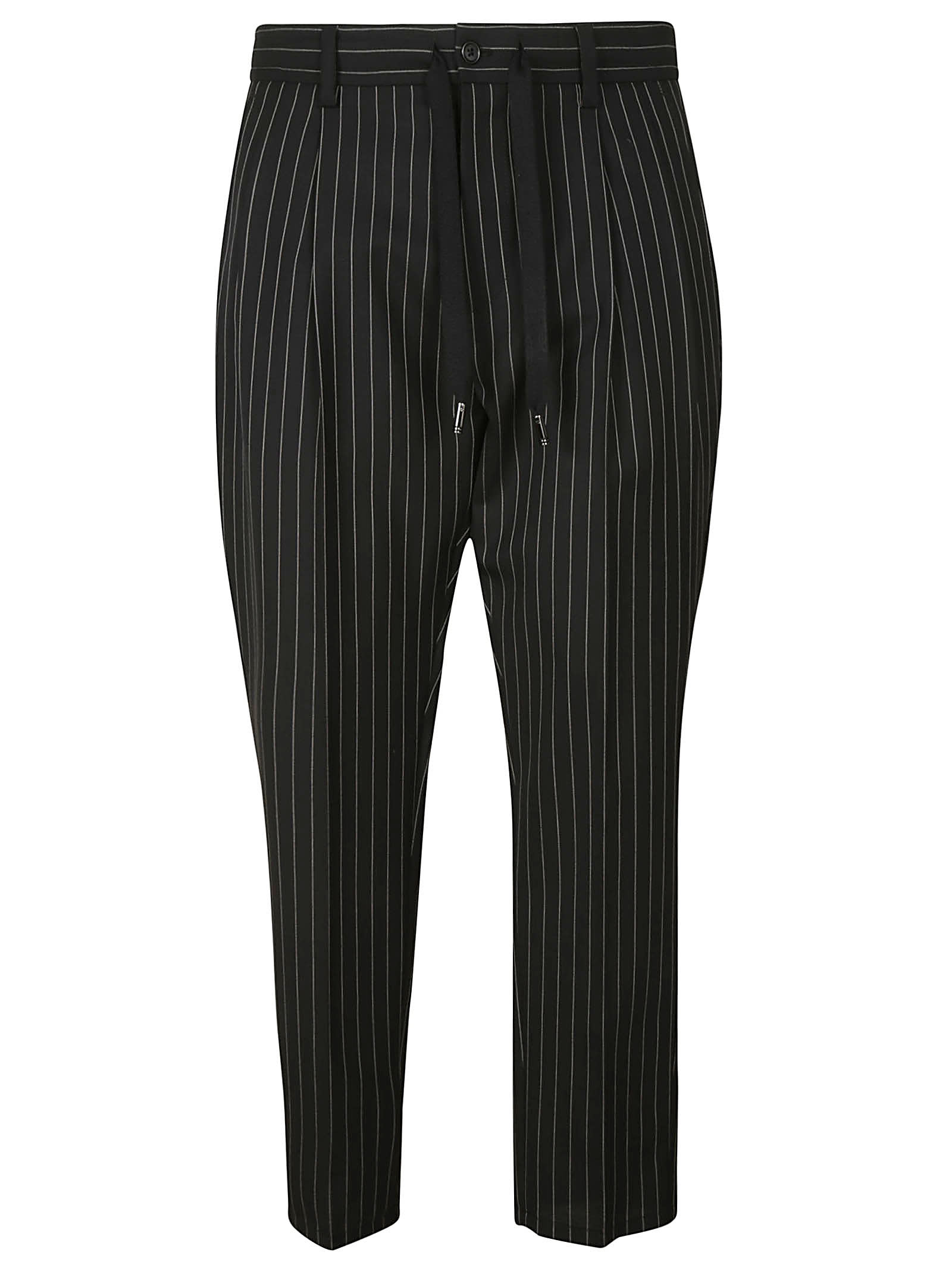 Dolce & Gabbana Stripe Cropped Trousers