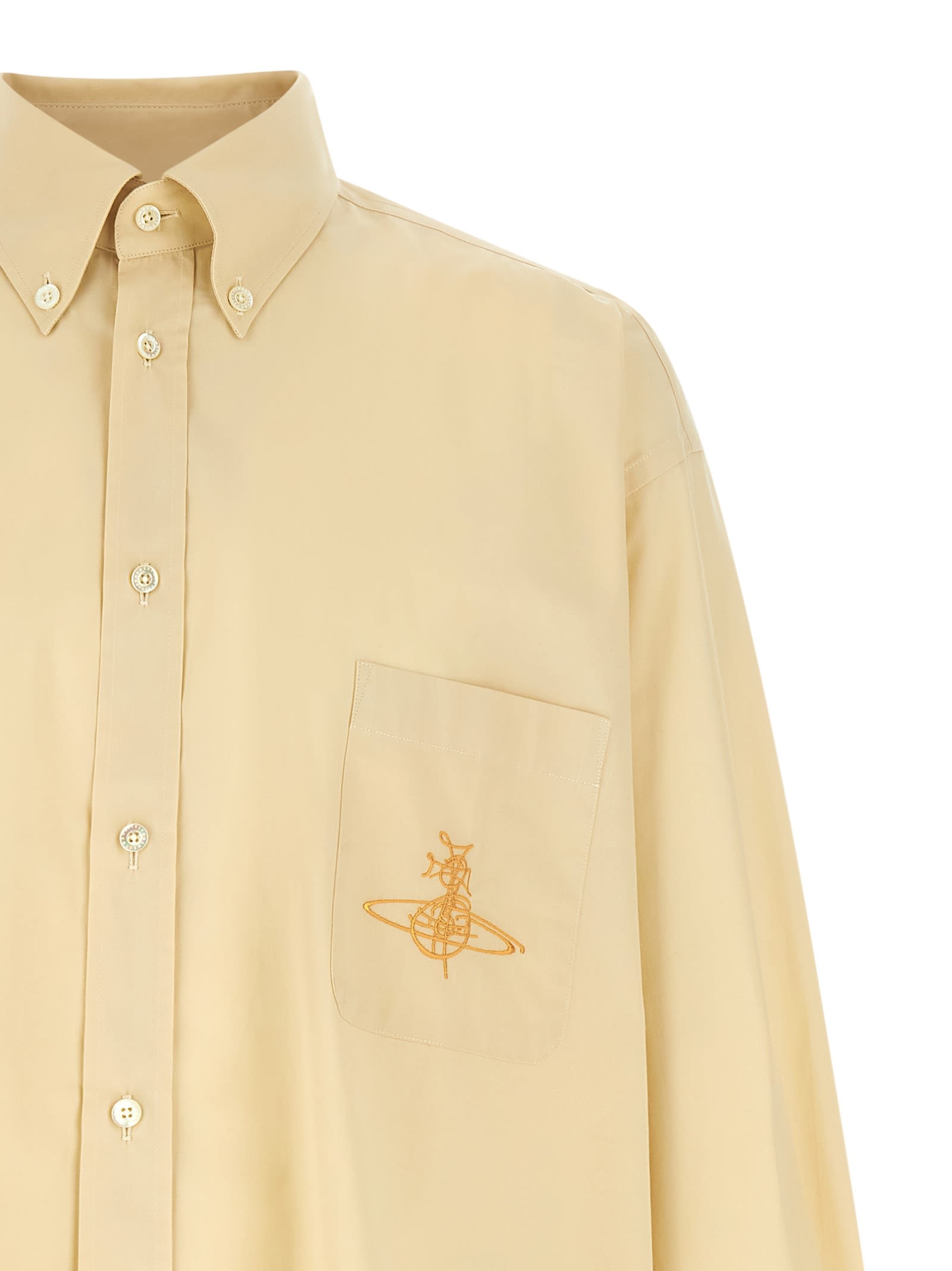 Vivienne Westwood Oversized Shirt In Neutral