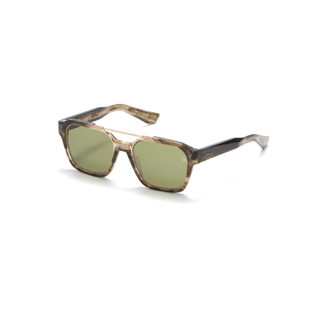Akoni Square-frame Sunglasses In Green