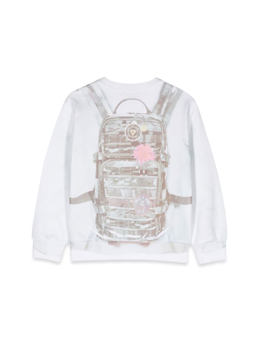 DIESEL SAFFY OVER CREWNECK SWEATSHIRT