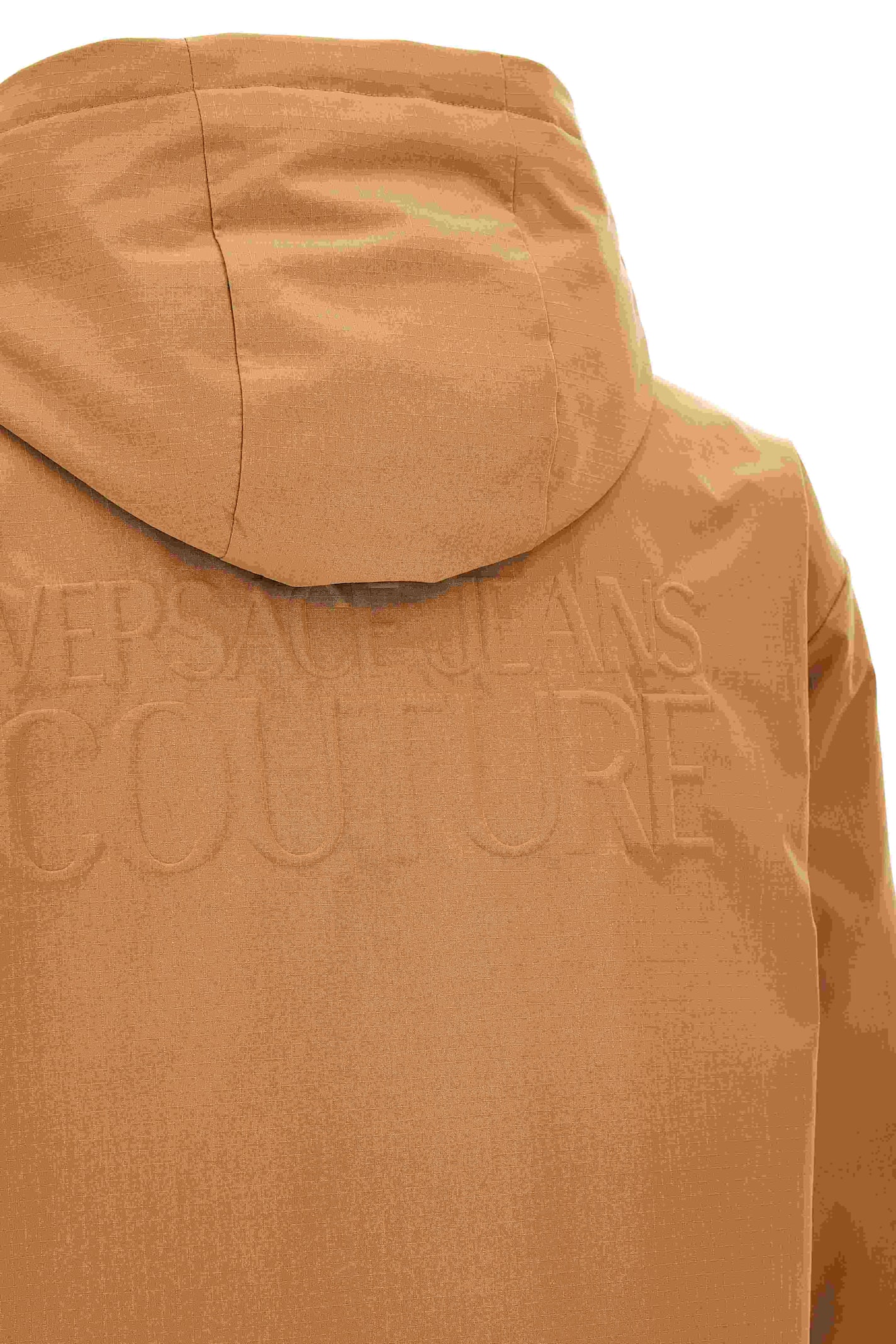 Versace Jeans Couture Down Jacket In Brown
