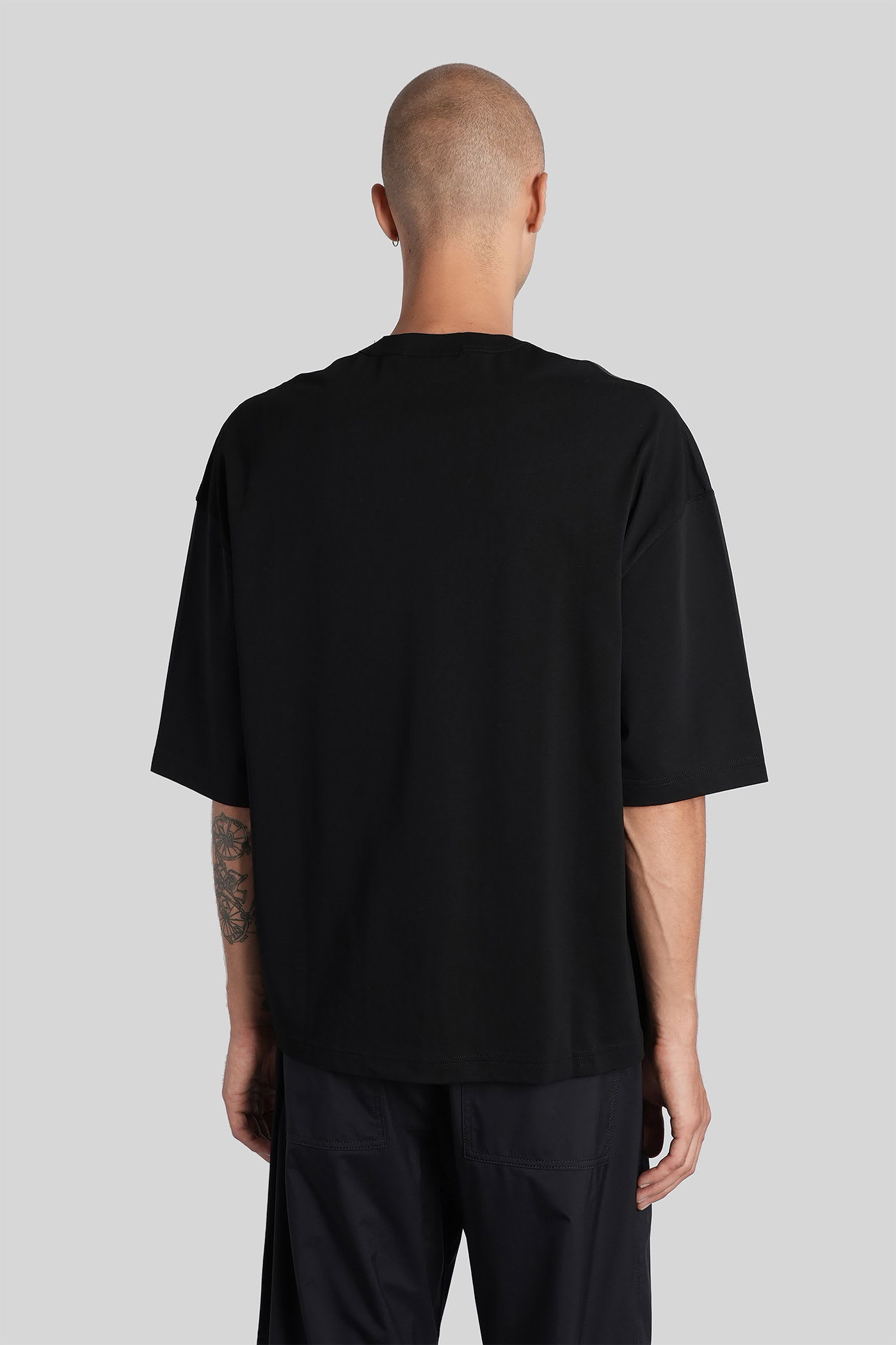 Comme Des Garçons Homme Deux T-shirt In Black Cotton In Multi