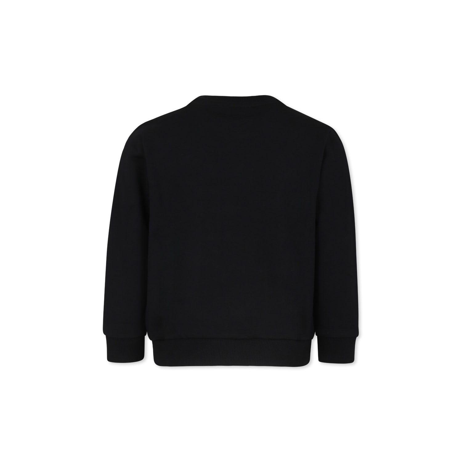 Shop Balmain Black Sweatshirt For Girl With Logo