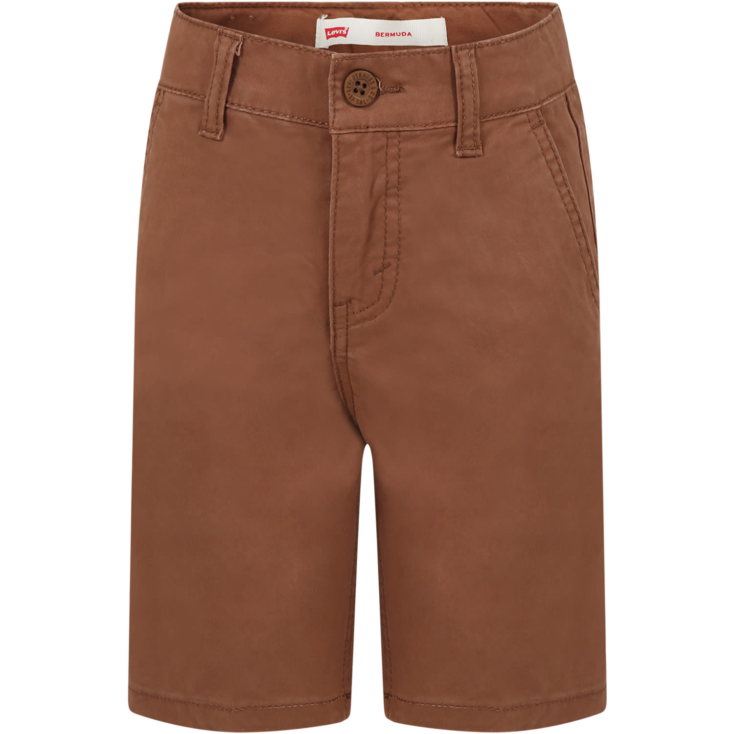 Levi's Kids' Beige Shorts For Boy With Logo