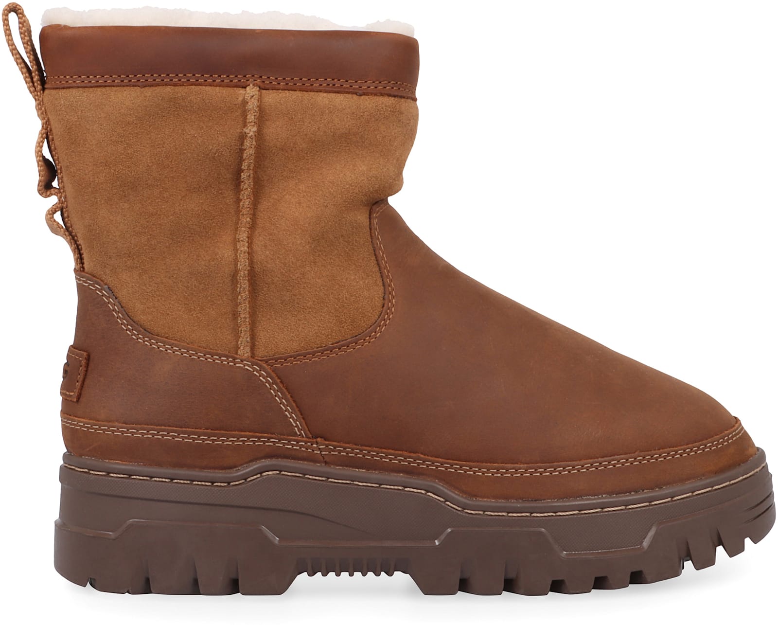 Shop Ugg Heritage Pull-on Trailgaze Boots In Beige