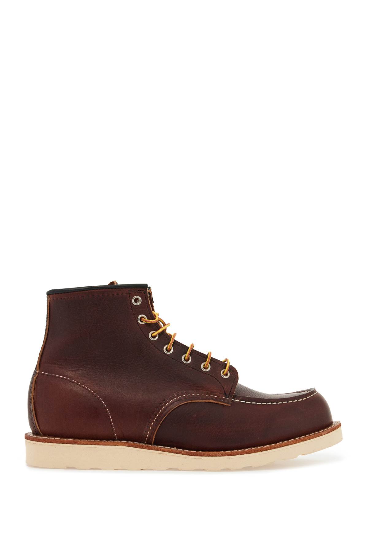 Shop Red Wing Classic Moc Ankle Boots In Brown (brown)