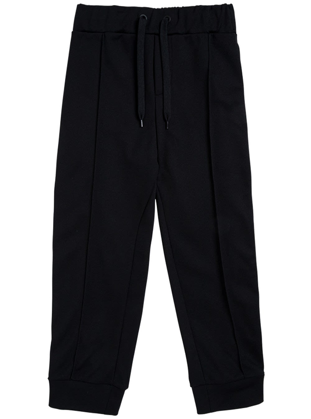 Fendi Cotton Blend Trousers With Ff Side Bands