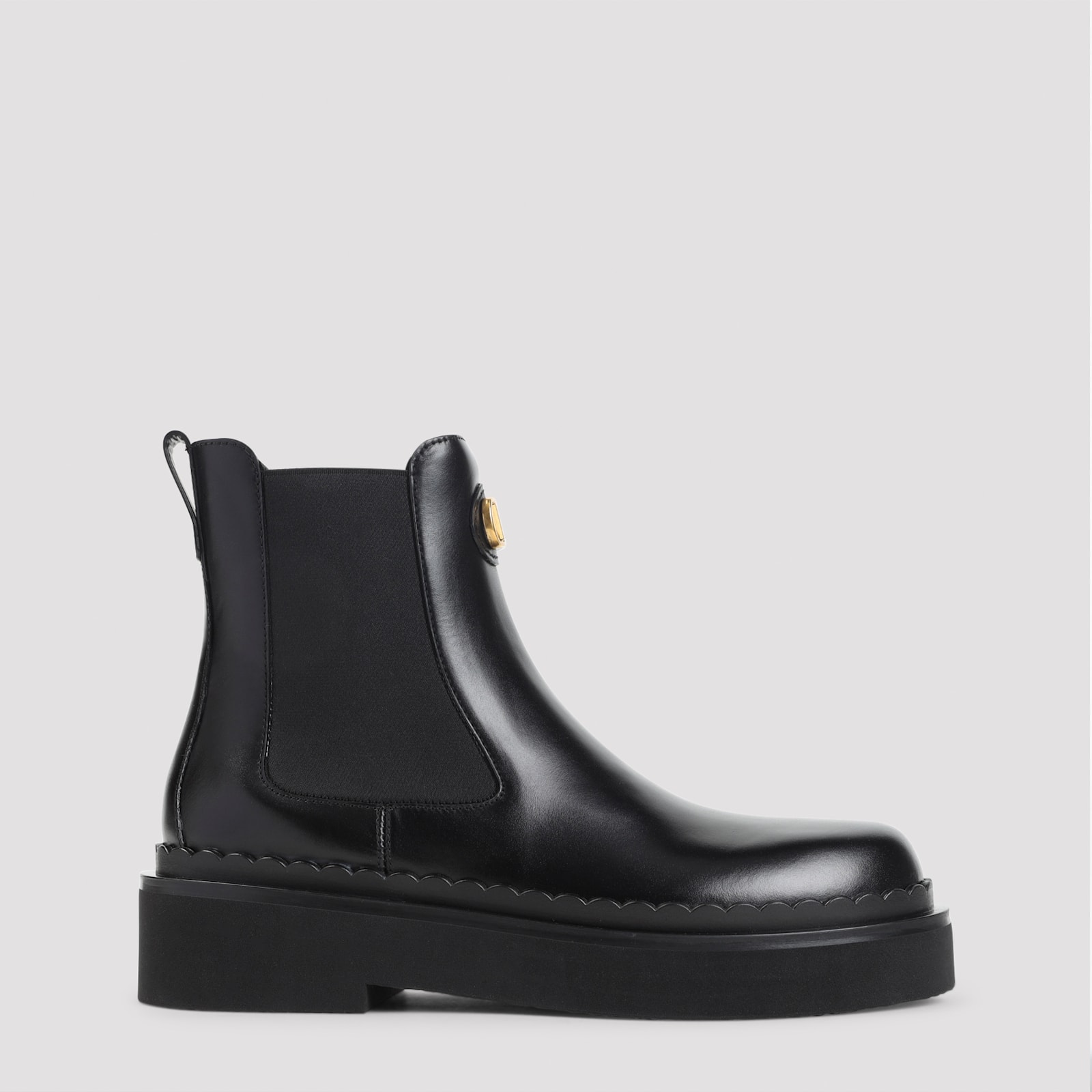 Valentino Garavani Beatle Vlogo Signature T 30 Ankle Boots In Black