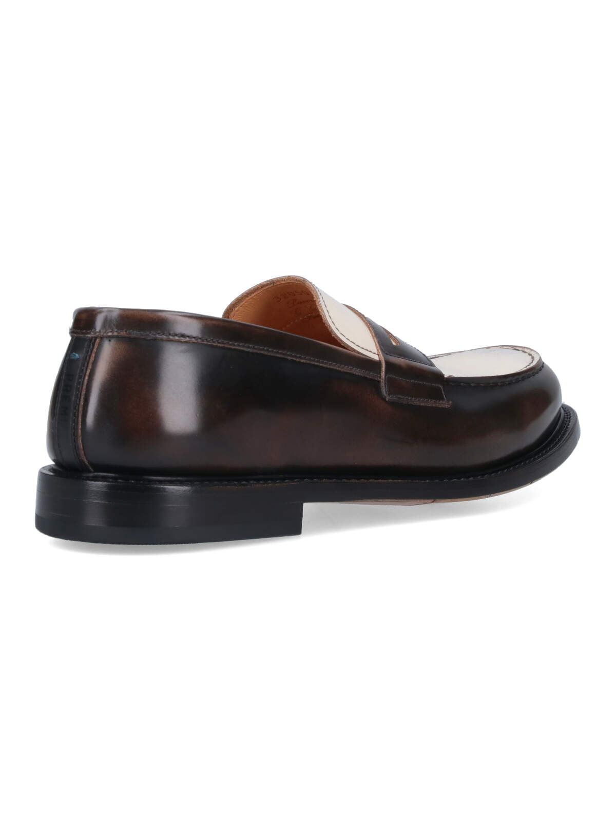 Shop Premiata Contrast Loafers In Brown