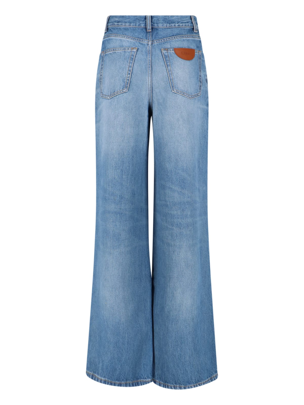 Chloé Flared Jeans In Blue