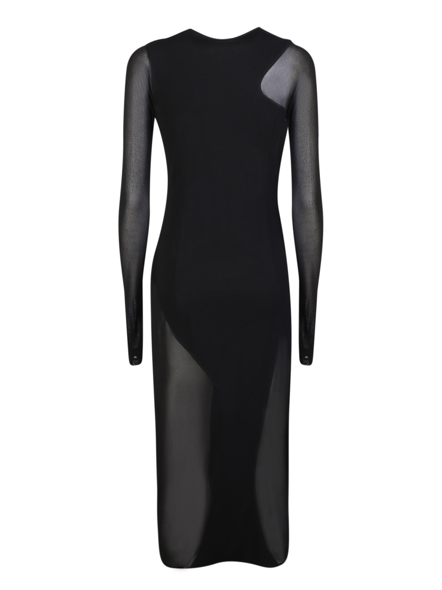 Shop Tom Ford Semi-sheer Dress In Black