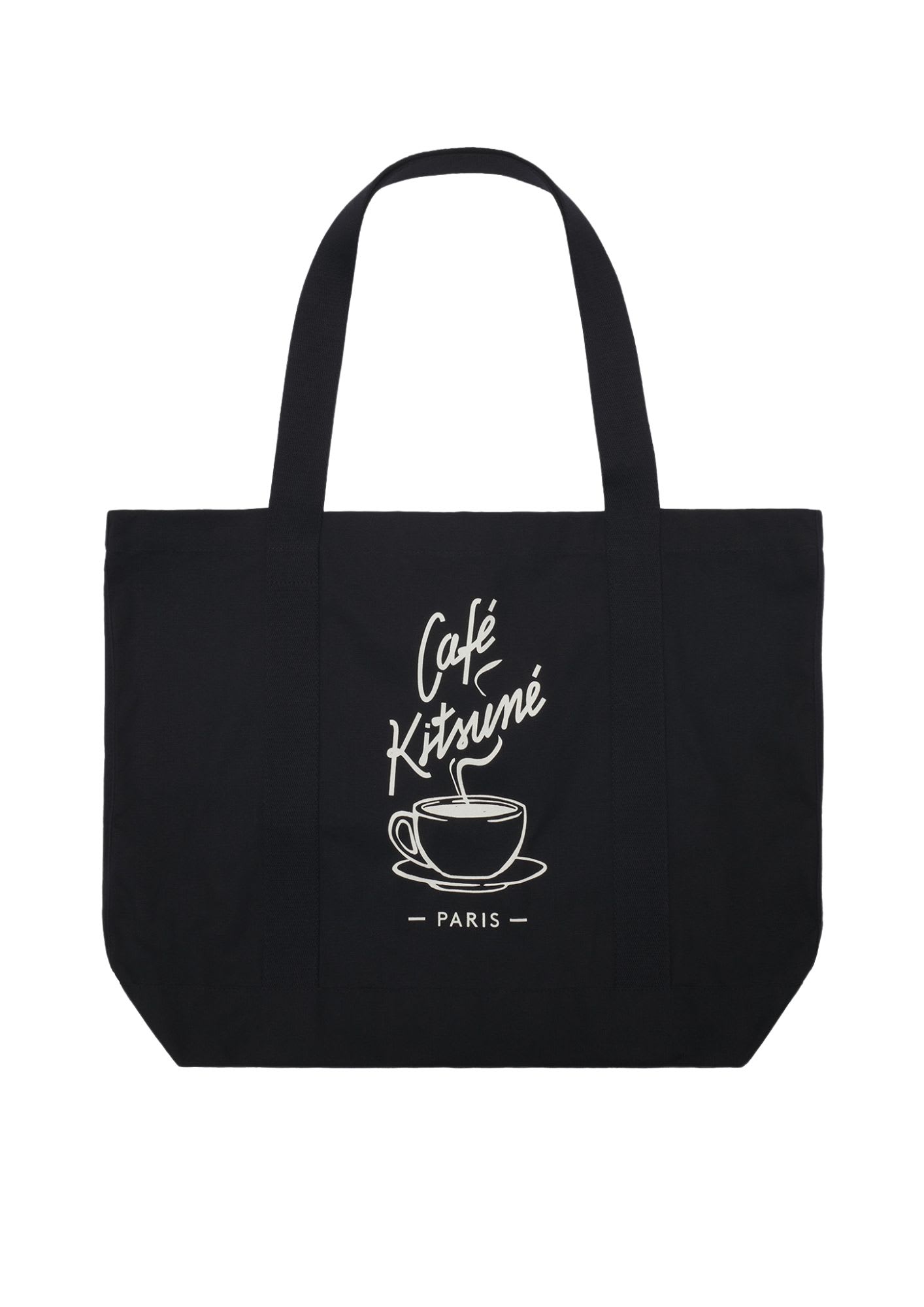 Shop Maison Kitsuné Cafe Kitsune Coffee Cup Tote Bag