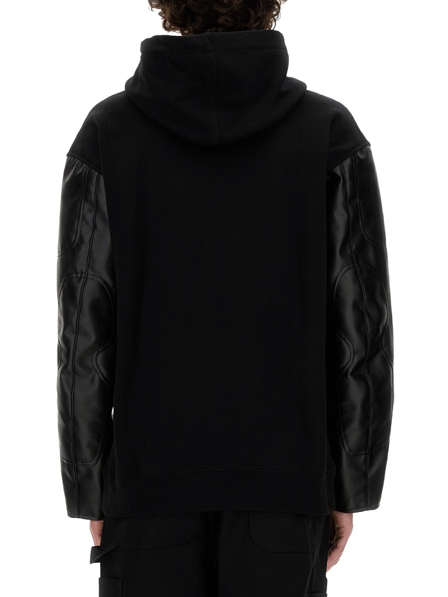 Shop Junya Watanabe Man X Flap Sweatshirt In Black