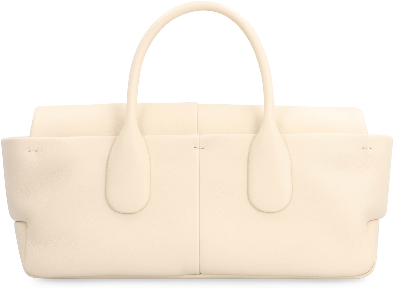 Shop Tod's Tods Di Leather Bag In White