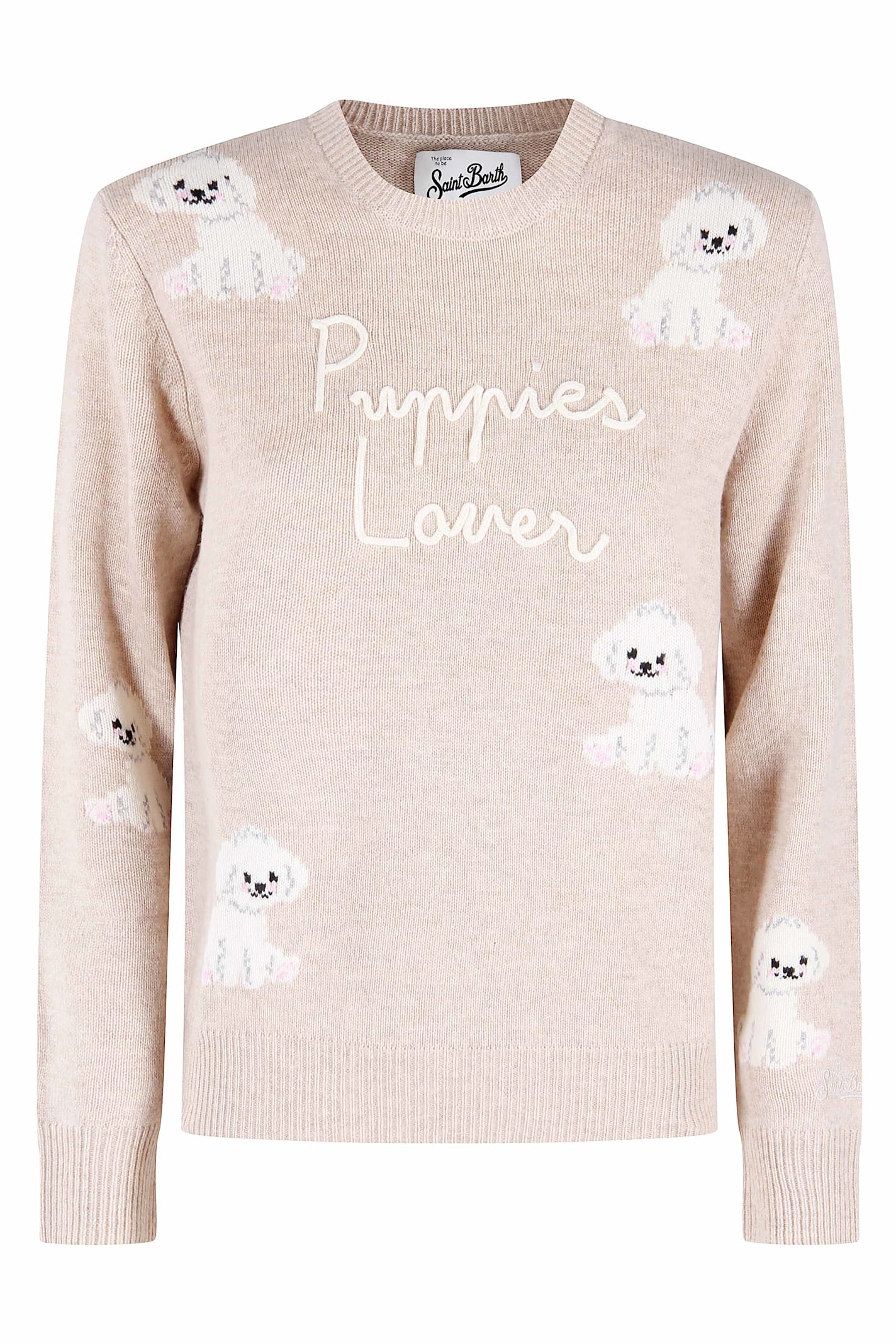 Mc2 Saint Barth New Crewneck Sweater In Neutral