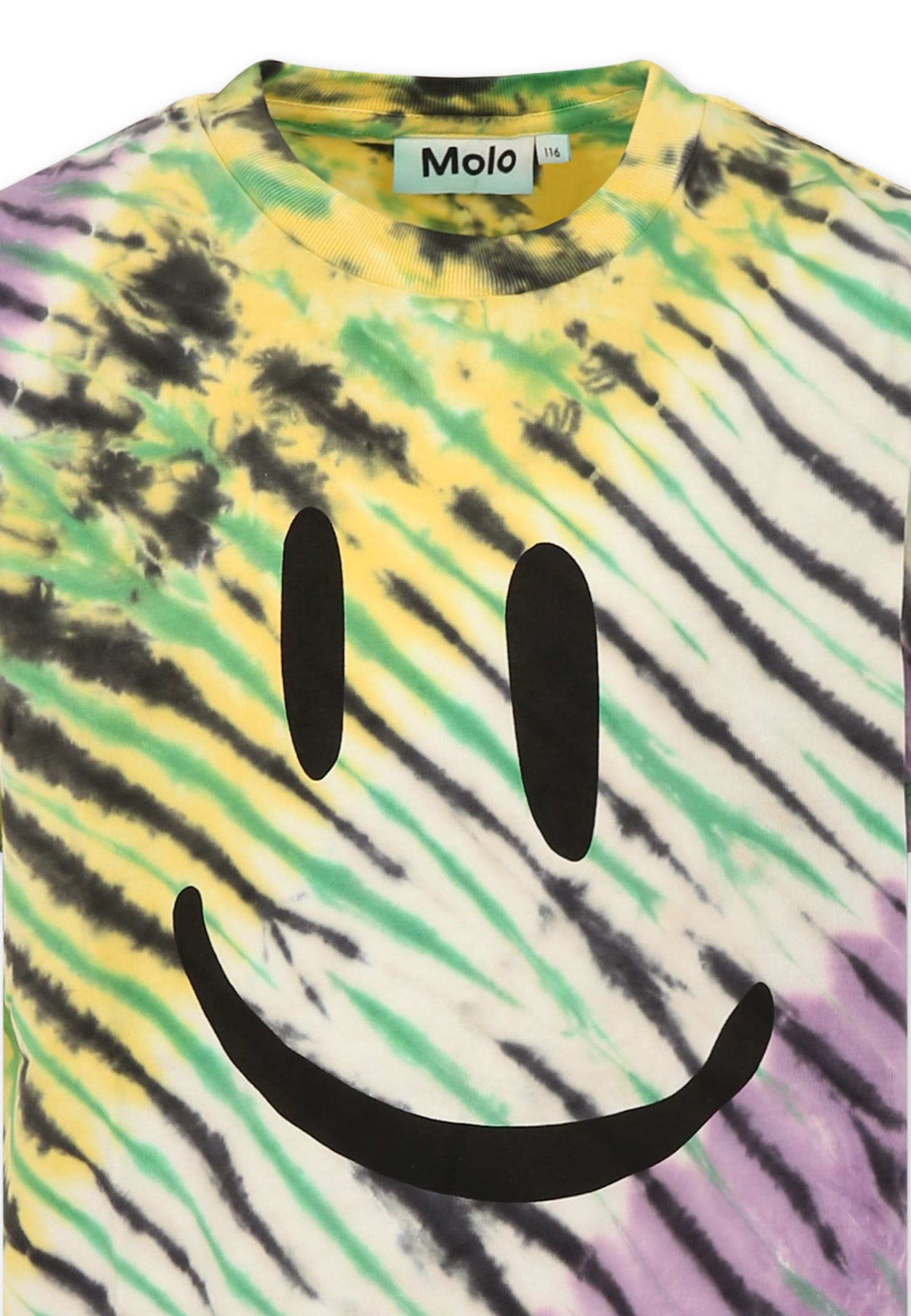 Molo Boy's Roxo Happy Face Tie Dye T-shirt In Multicolor