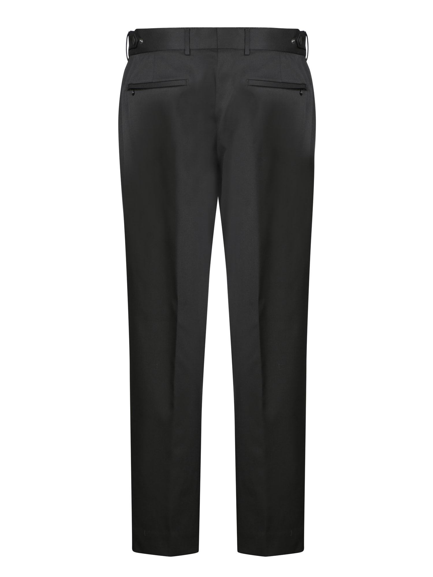 Shop Pt Torino Sigma Wool Active Black Trousers