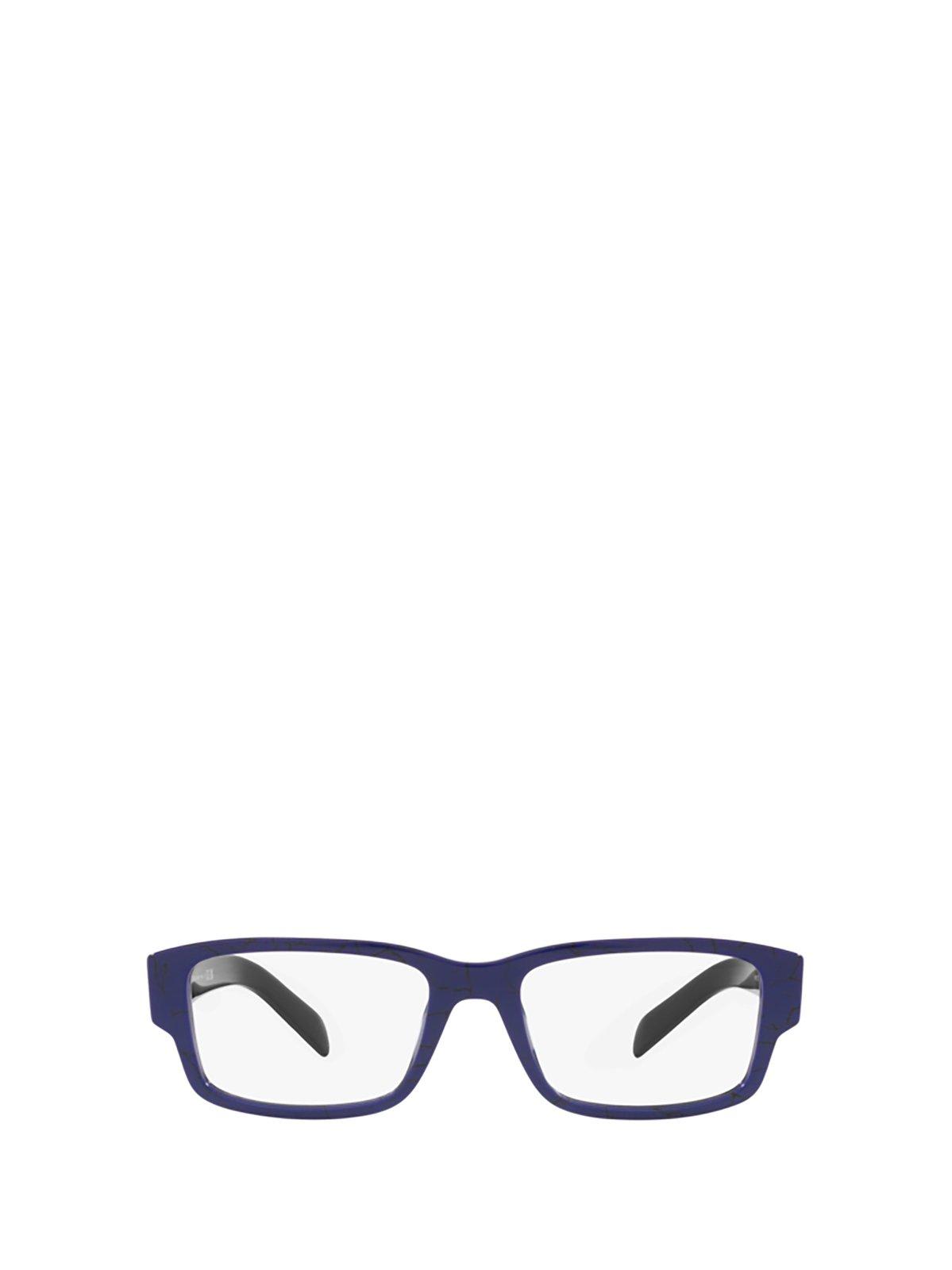 Shop Prada Rectangular Frame Glasses In 18d1o1