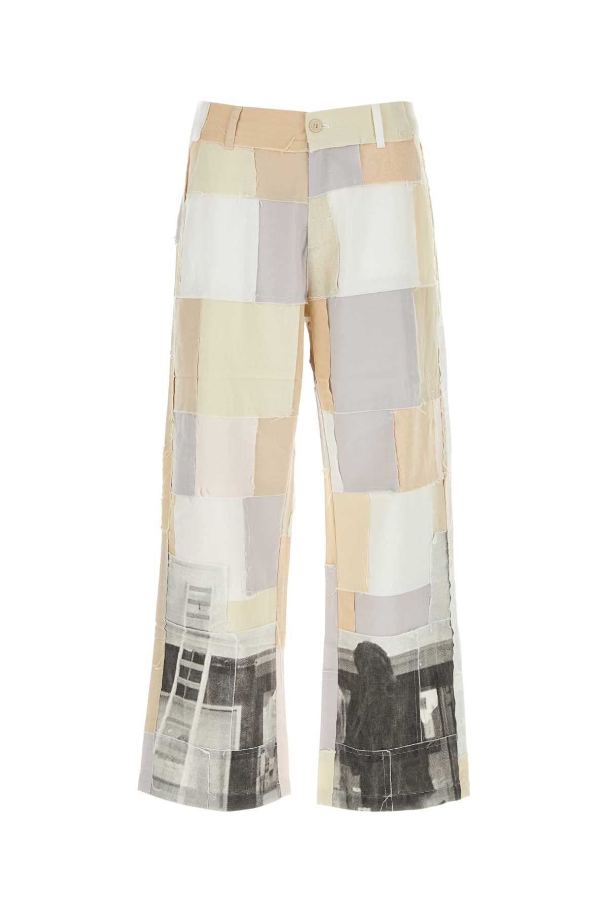 Embellished Linen Blend Pant