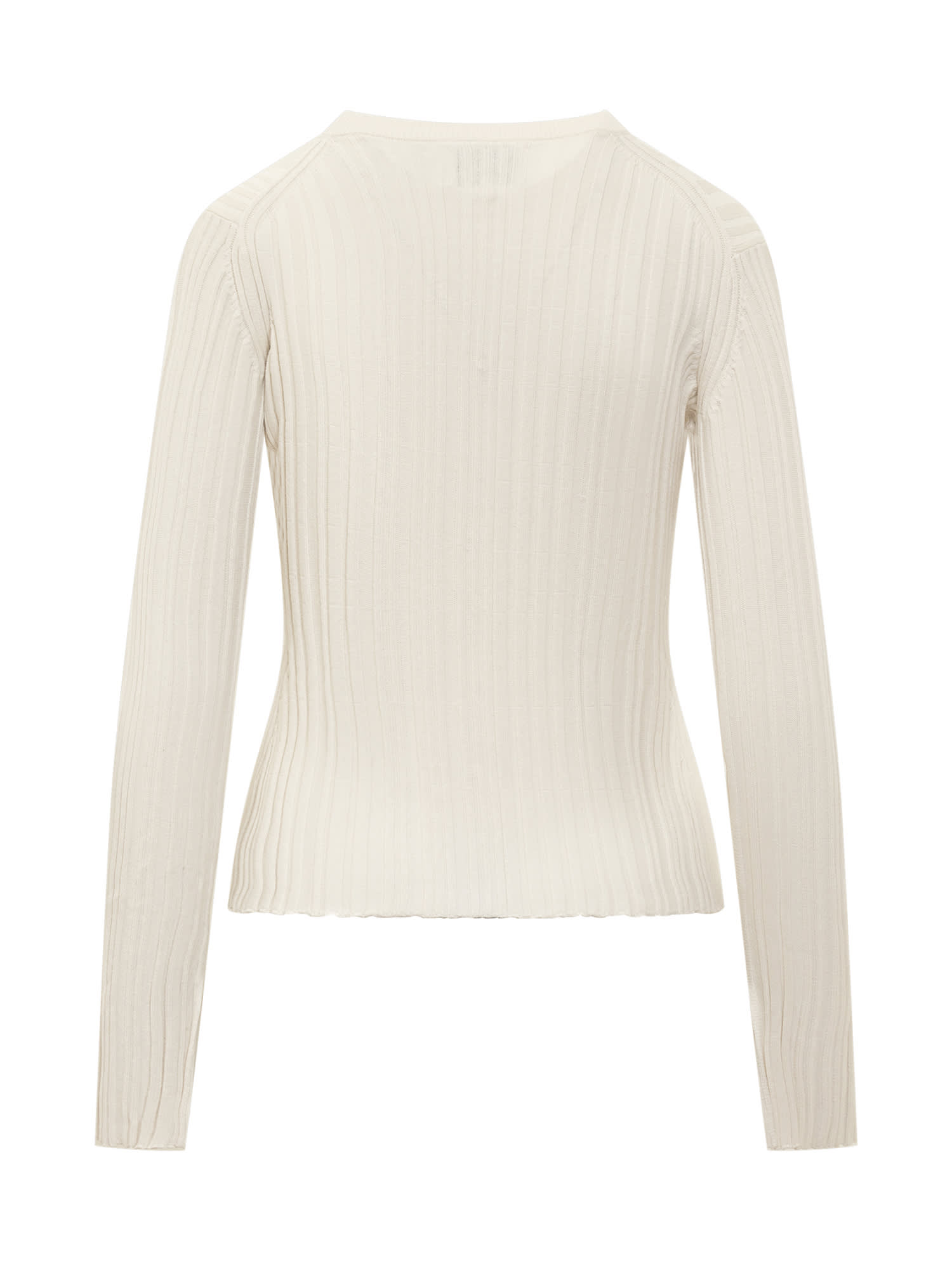 Shop Loulou Studio Sweater In Rice Ivory