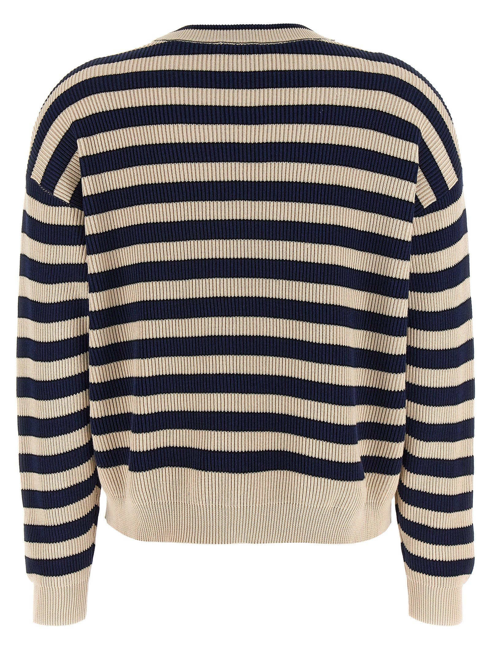 Shop Brunello Cucinelli Striped Sweater In Multicolor