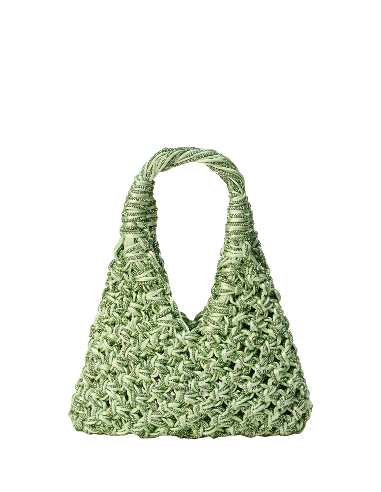 Chrysolite Satin Vannifique Bag