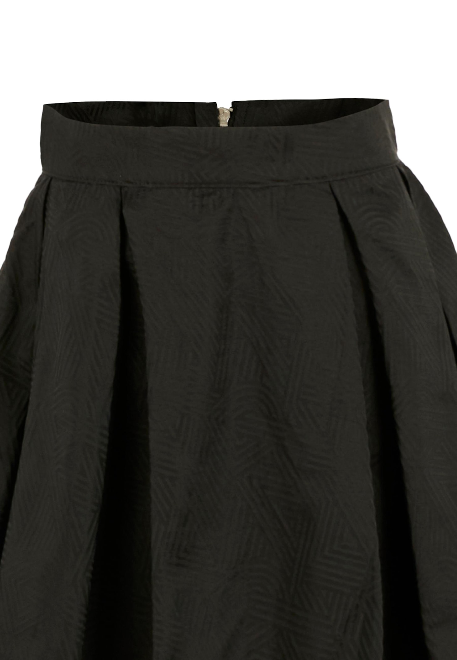 Dkny Black Skirt For Girl In Multi