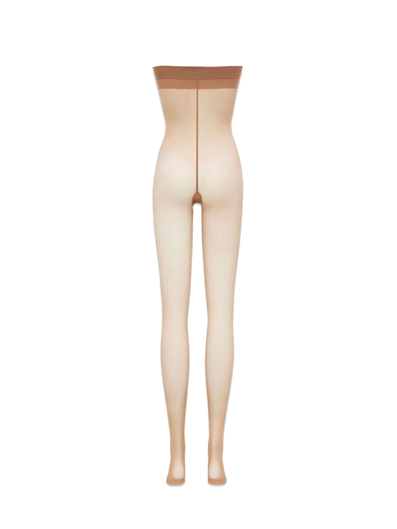 Shop Saint Laurent Collant Jumpsuit In Beige