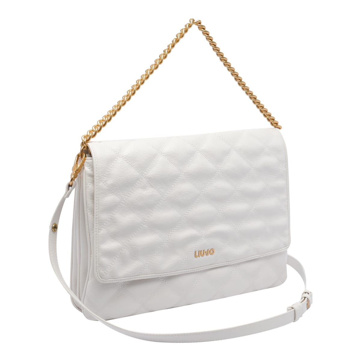 Liu •jo Quilted Tote Bag In White