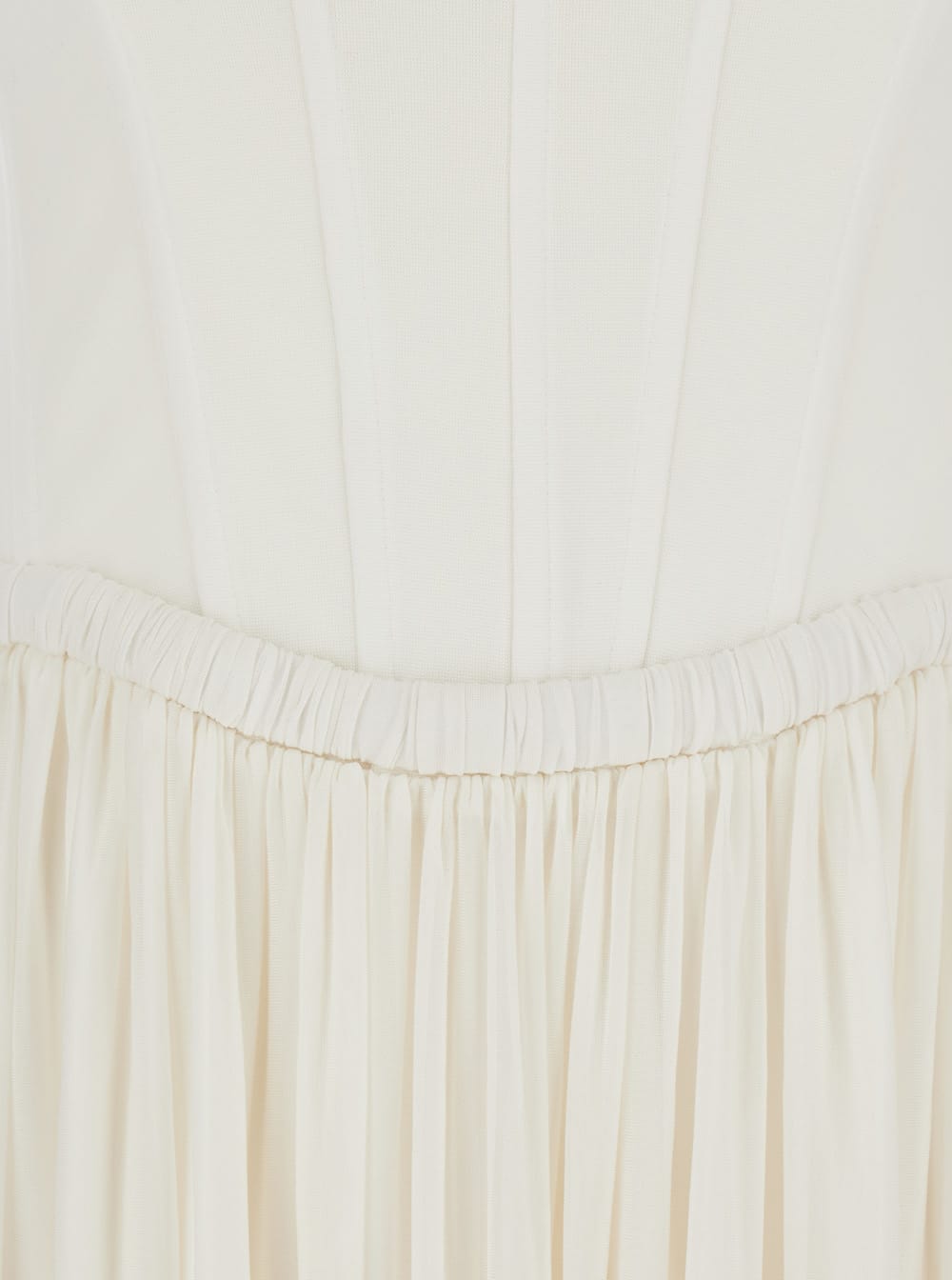 Simkhai 'adalys' White Off-shoulder Bustier Dress In White