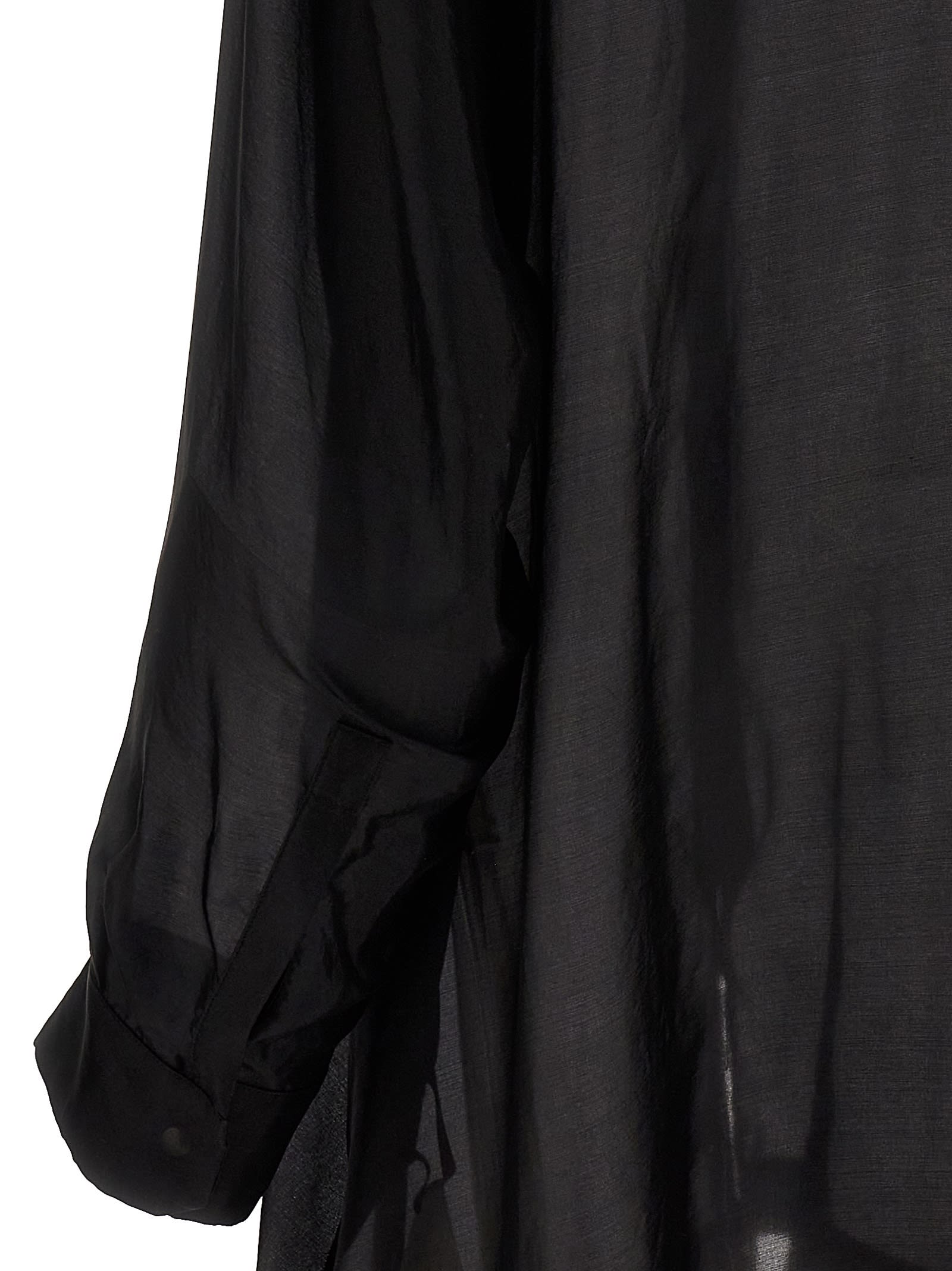 Shop Rick Owens Lido Larry Shirt In Black