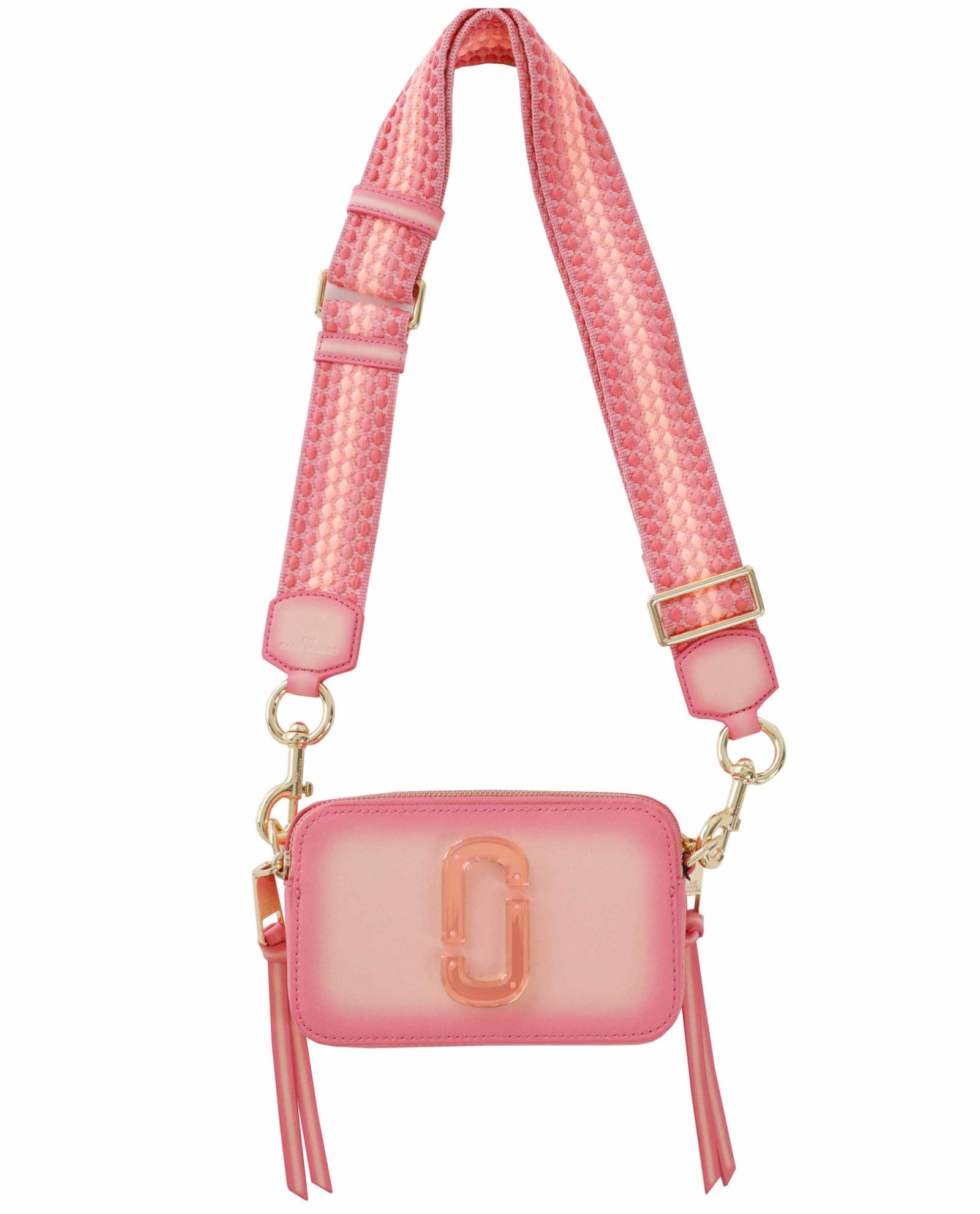 Marc Jacobs Women's Snapshot Fluoro Cross Body Bag - Bright Pink